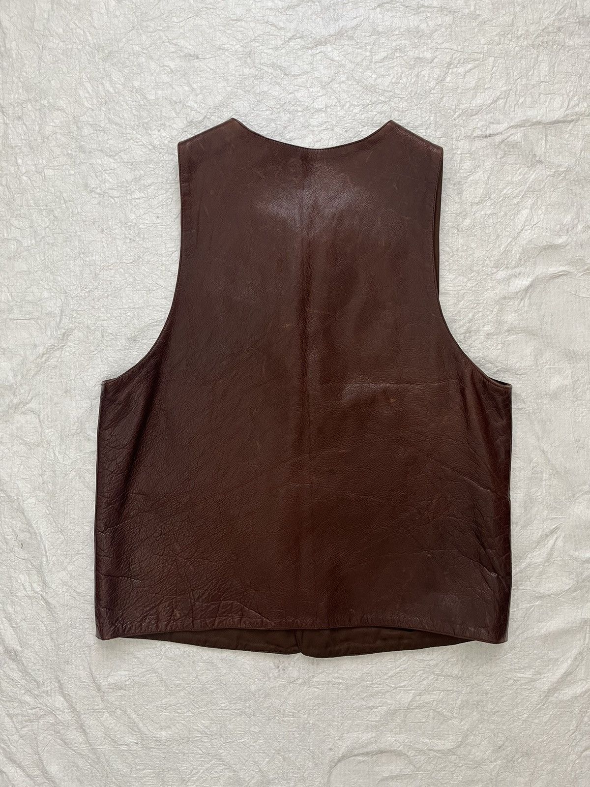 Calugi e Gianelli Calugi e Giannelli 1980s italian leather frog vest Size US L / EU 52-54 / 3 - 5 Thumbnail