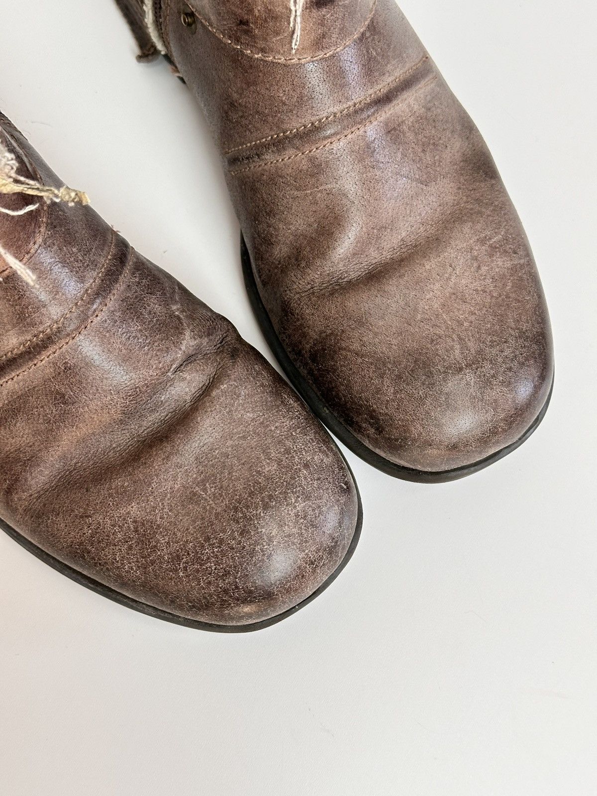 Other Leather Boots HandMade Italian Rick owens Style As 98 Rare Size US 7 / EU 40 - 6 Thumbnail