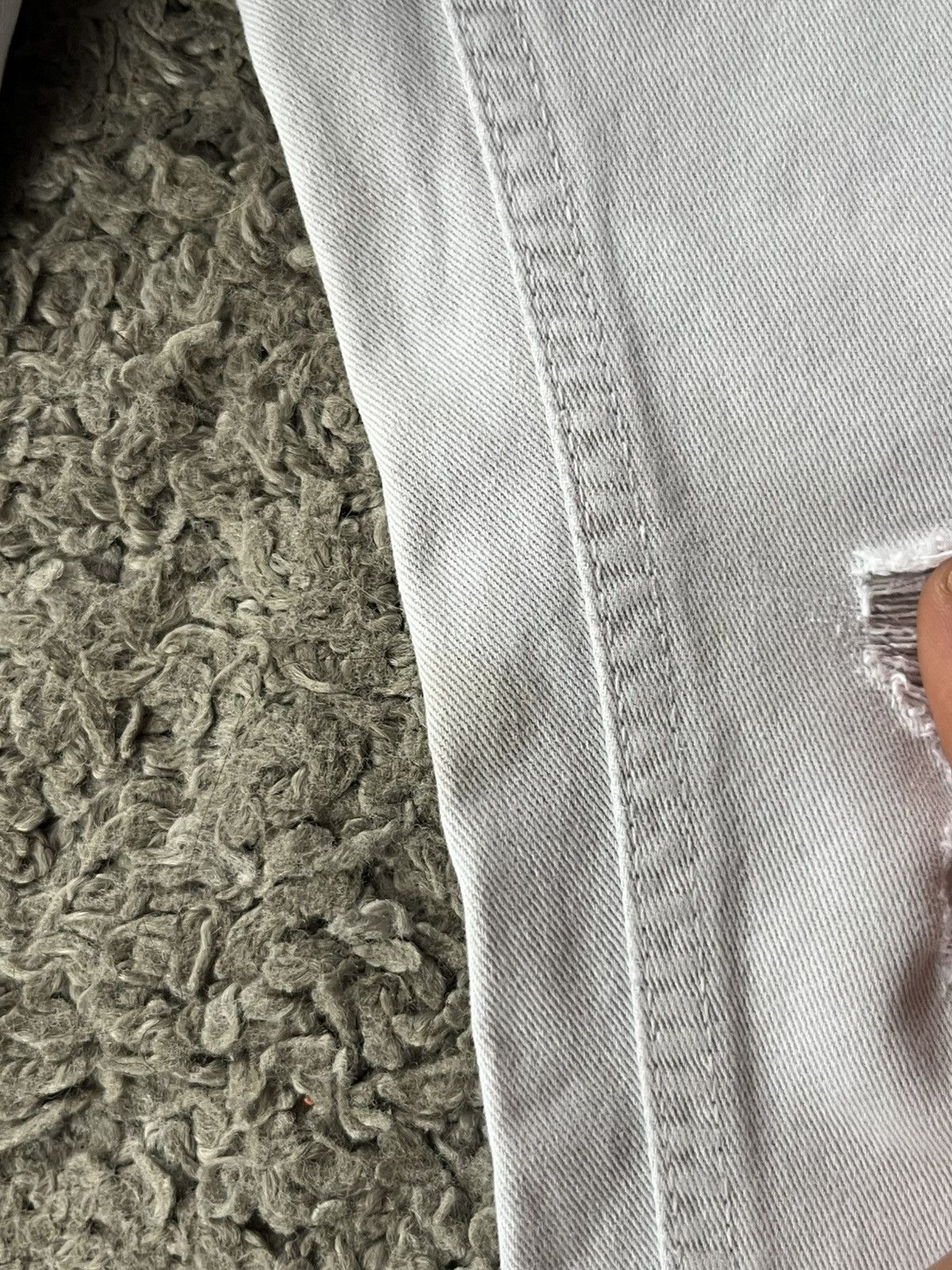 Dolce & Gabbana Vintage Pants Dolce&Gabbana White Avant Gard Luxury Size US 35 - 16 Thumbnail