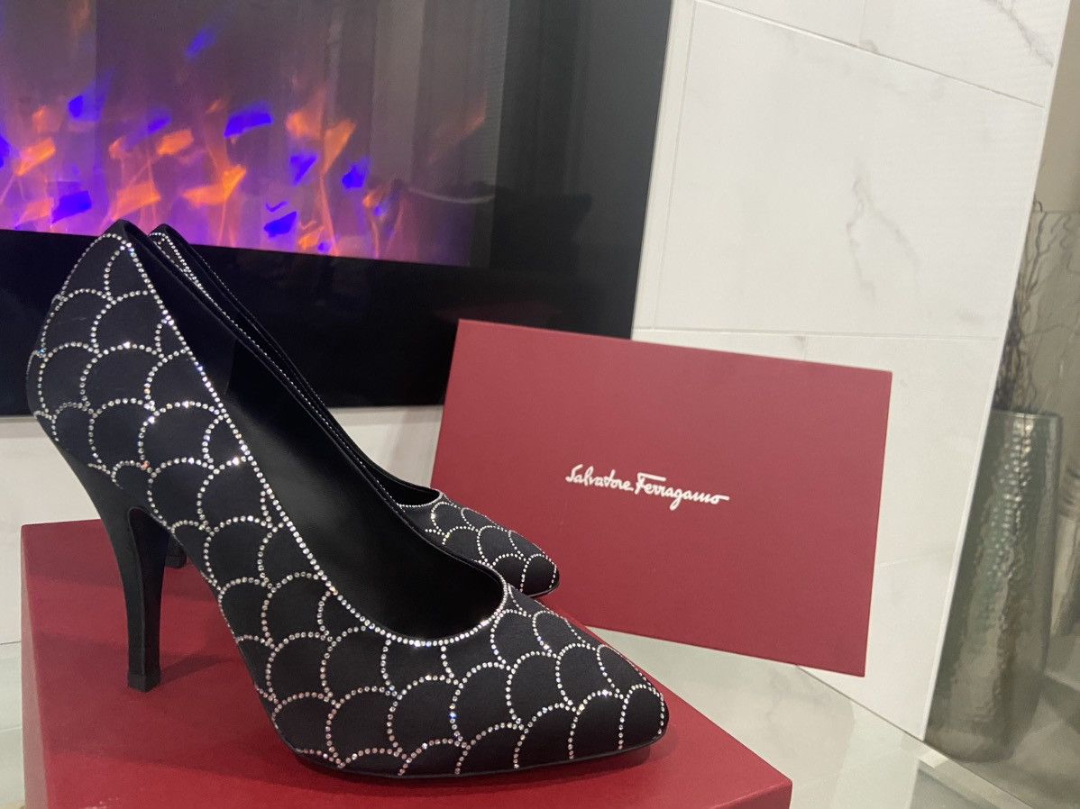 Salvatore Ferragamo Ferragamo Rhinestone Pumps - Women’s 6.5 - Like New Size US 6.5 / IT 36.5 - 3 Thumbnail