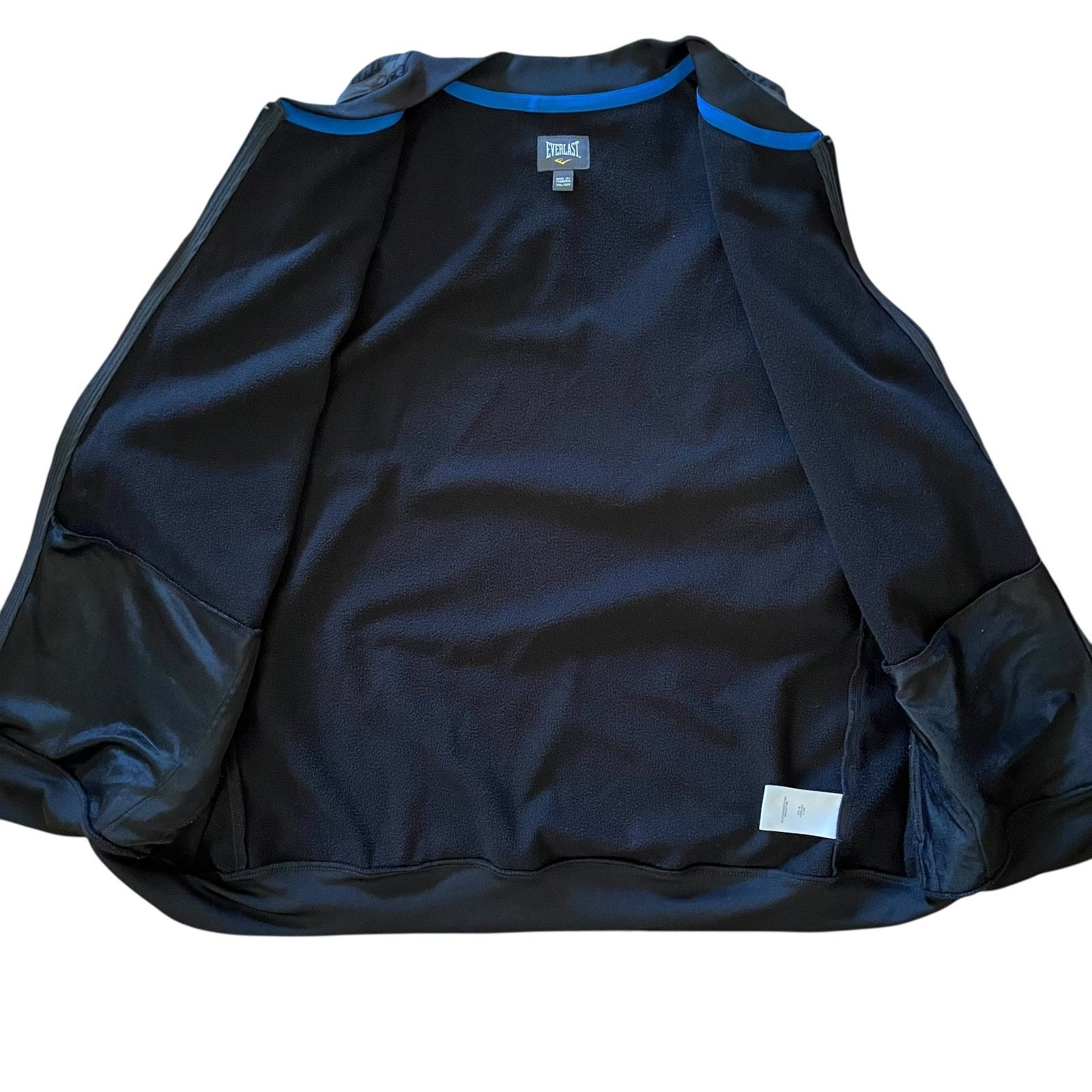 Everlast Everlast Black Gray Raglan Sleeve Zip-Front Track Jacket Size US XXL / EU 58 / 5 - 4 Thumbnail