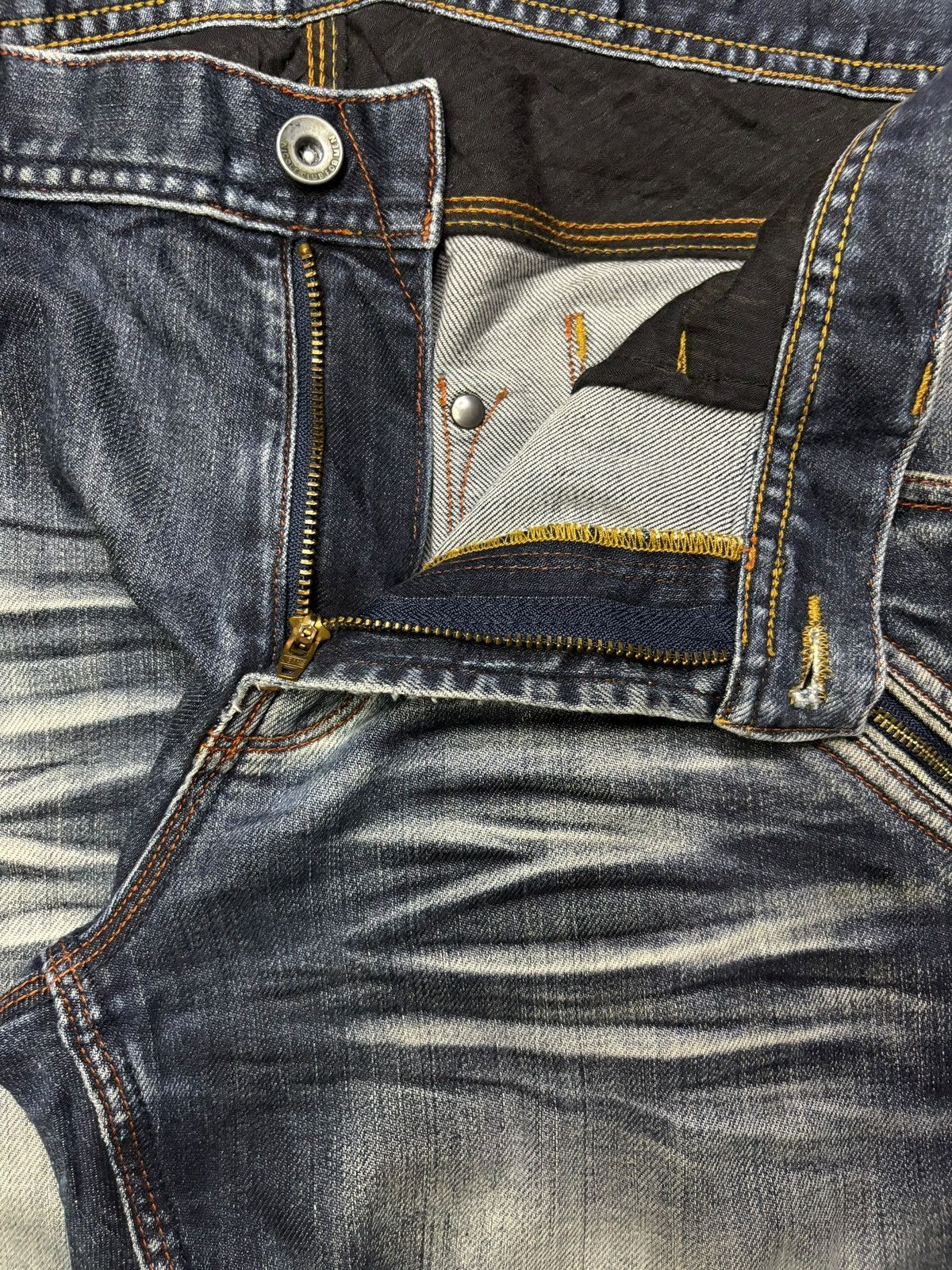 Nicole Club Vintage Nicole Club Whisker Wash Distressed Bootcut Jeans Size US 32 / EU 48 - 9 Thumbnail