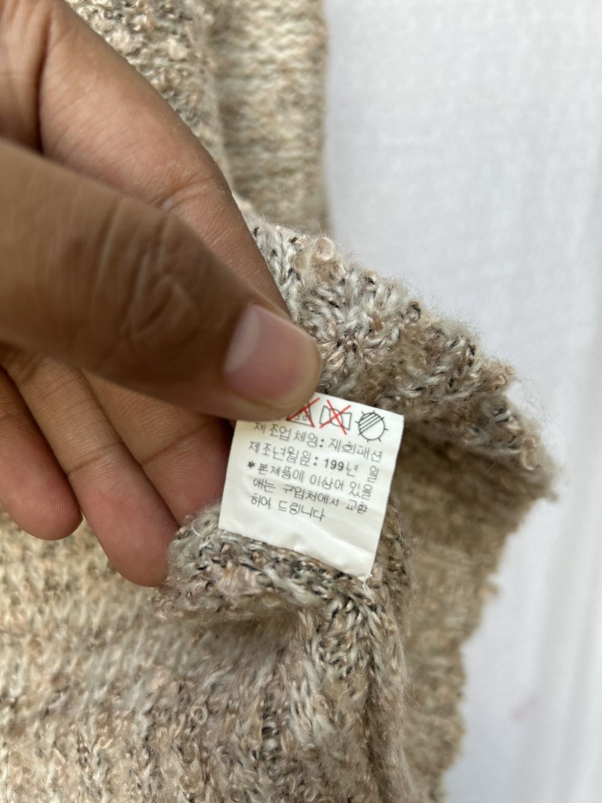 Japanese Brand Mohair Fuzzy Fur Gothic Knit Style Avantgarde Size US M / EU 48-50 / 2 - 9 Thumbnail