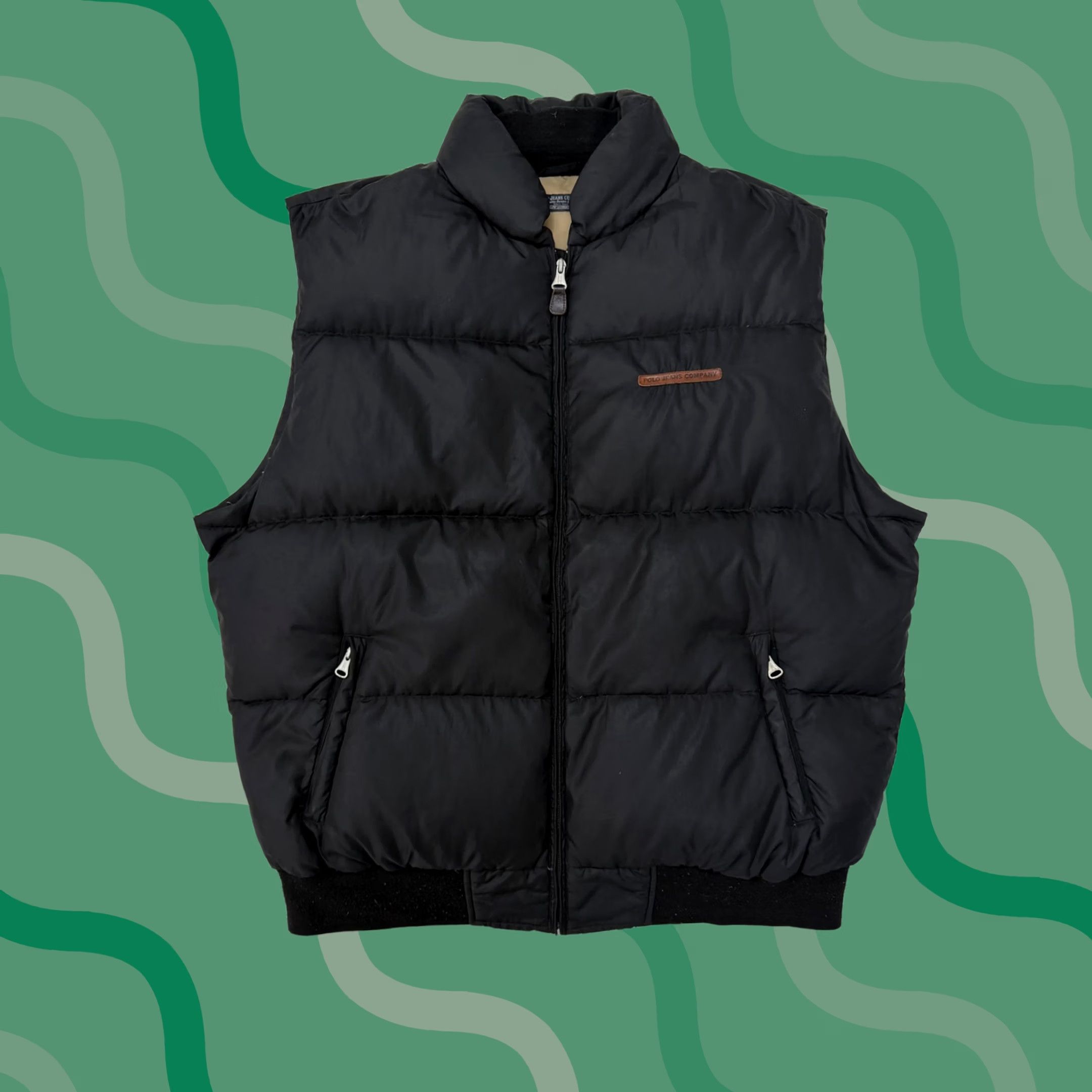 Ralph Lauren Ralph Lauren Polo Jeans Puffer Vest Mens 3XL Black Full Zip Quilted Padded Lined Zip Vest Mens Black Quilted Puffer Jacket Addendum: None Size US XXL / EU 58 / 5 - 1 Thumbnail