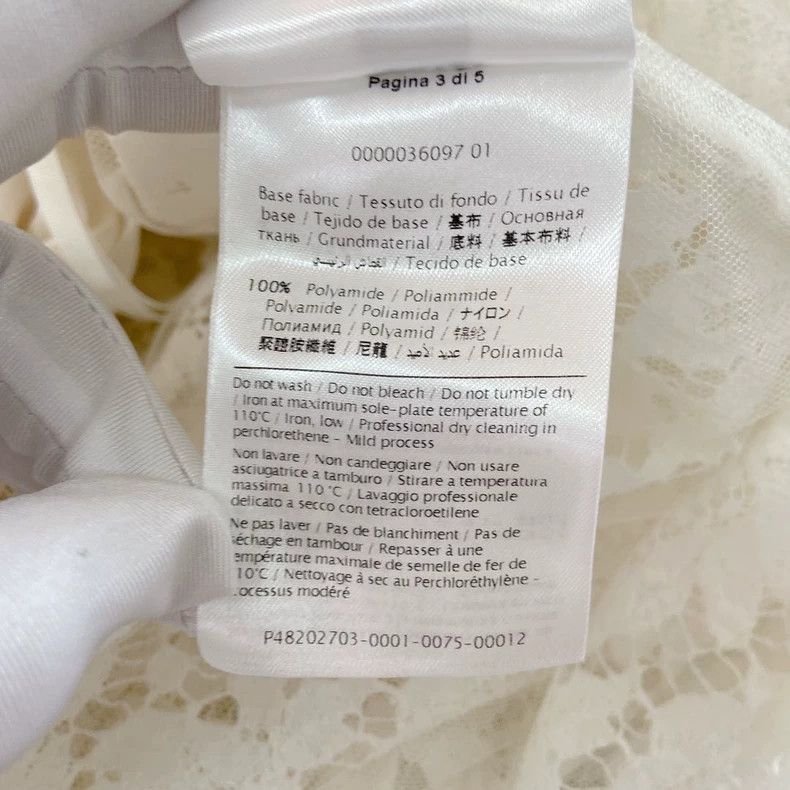 Valentino Valentino White lace dress Size S / US 4 / IT 40 - 9 Thumbnail