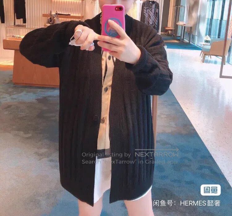 Hermes Hermes Black cardigan Size XS / US 0-2 / IT 36-38 - 5 Thumbnail