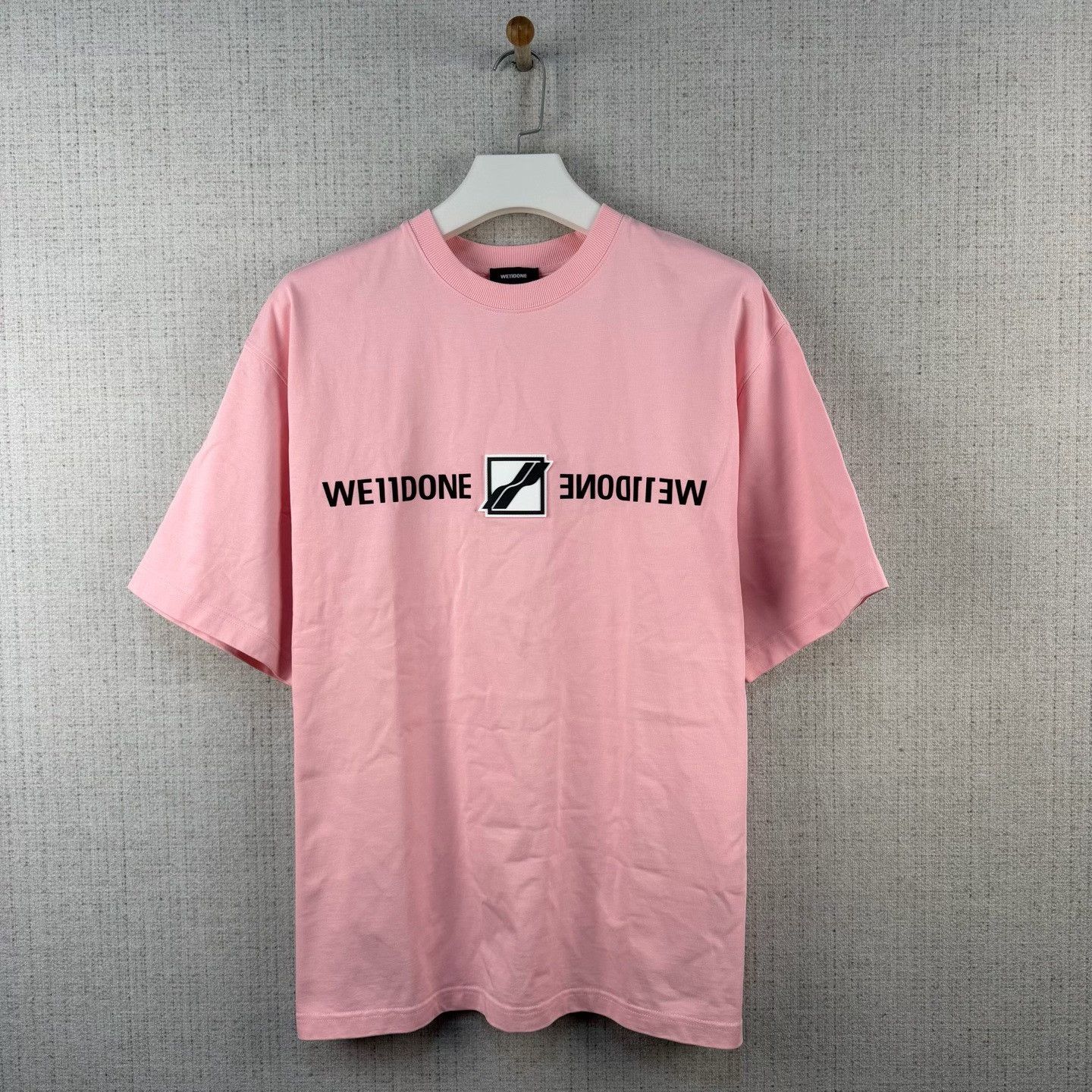 WE11DONE WE11DONE Logo Mirror Flip Tee Size S / US 4 / IT 40 - 1 Thumbnail