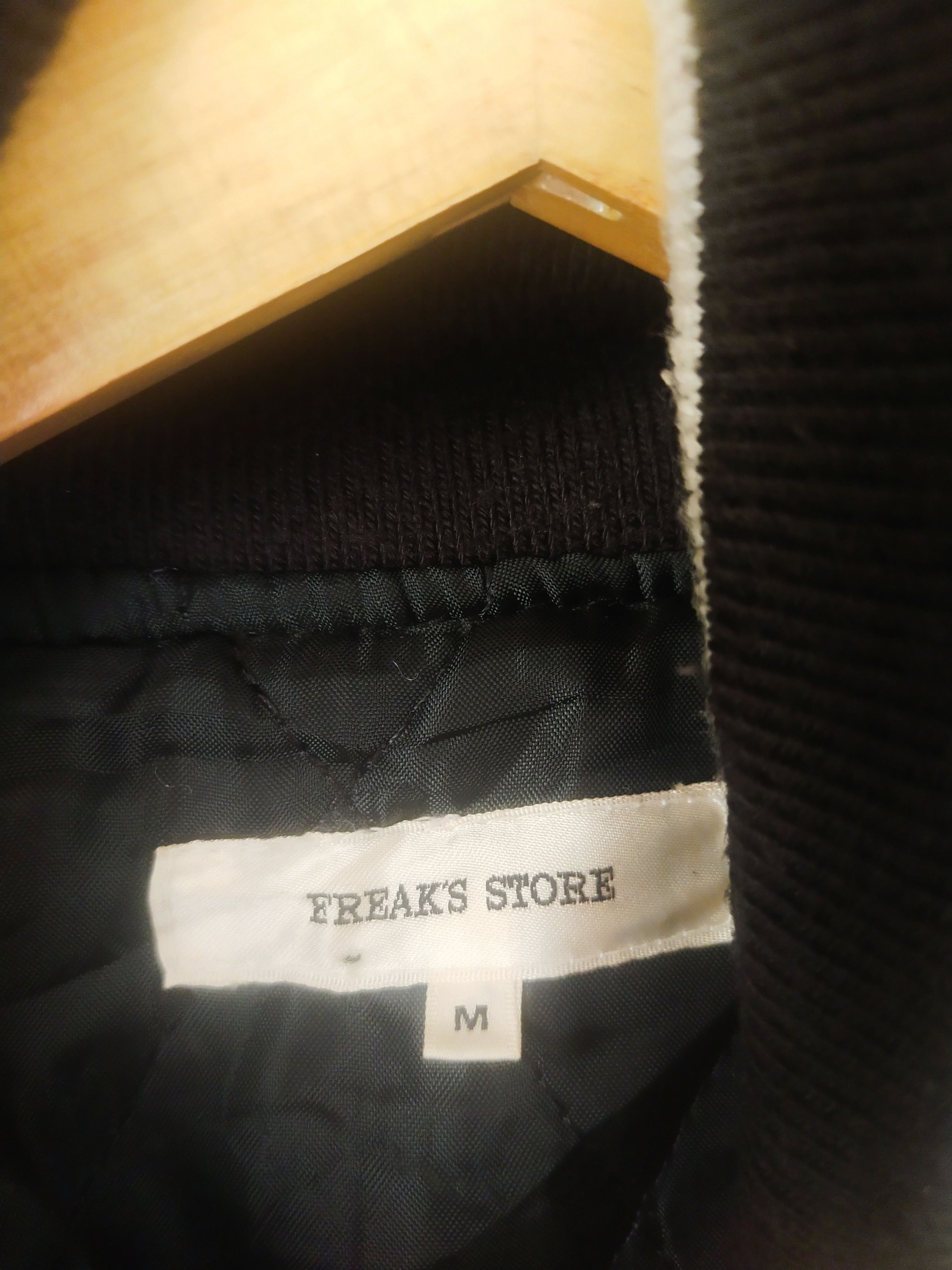 Le Grande Bleu (L.G.B.) 2000s Freak's Store Japan Leather Sleeve Varsity Jacket Size M / US 6-8 / IT 42-44 - 8 Thumbnail