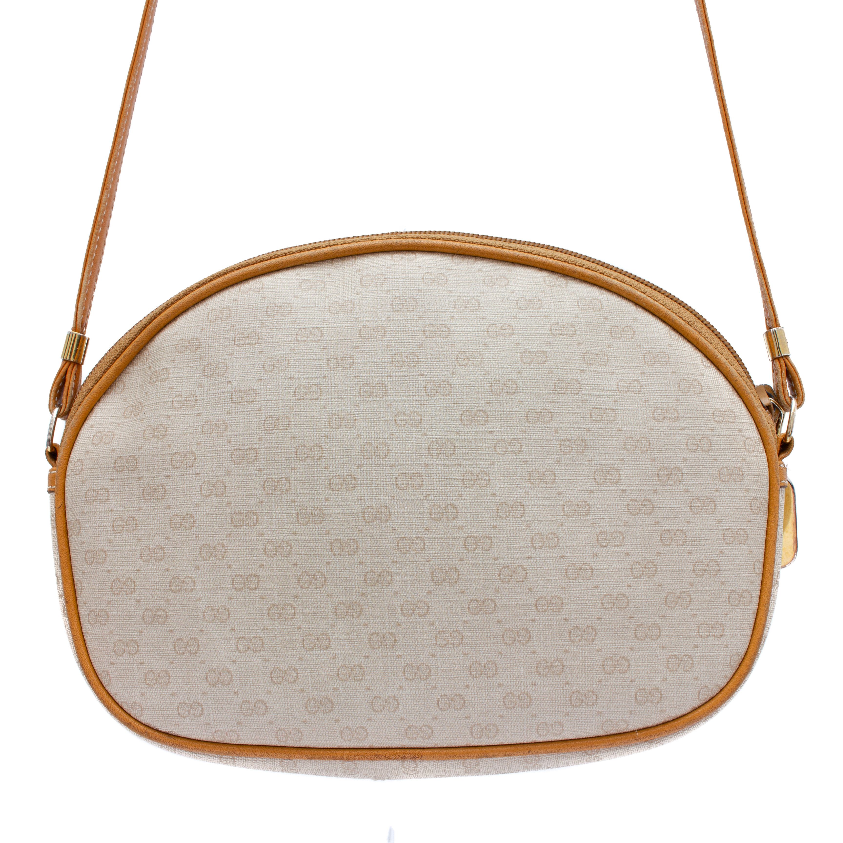 Gucci × Vintage GUCCI Vintage Shoulder/Crosbody Bag Beige Monogram Size ONE SIZE - 5 Thumbnail