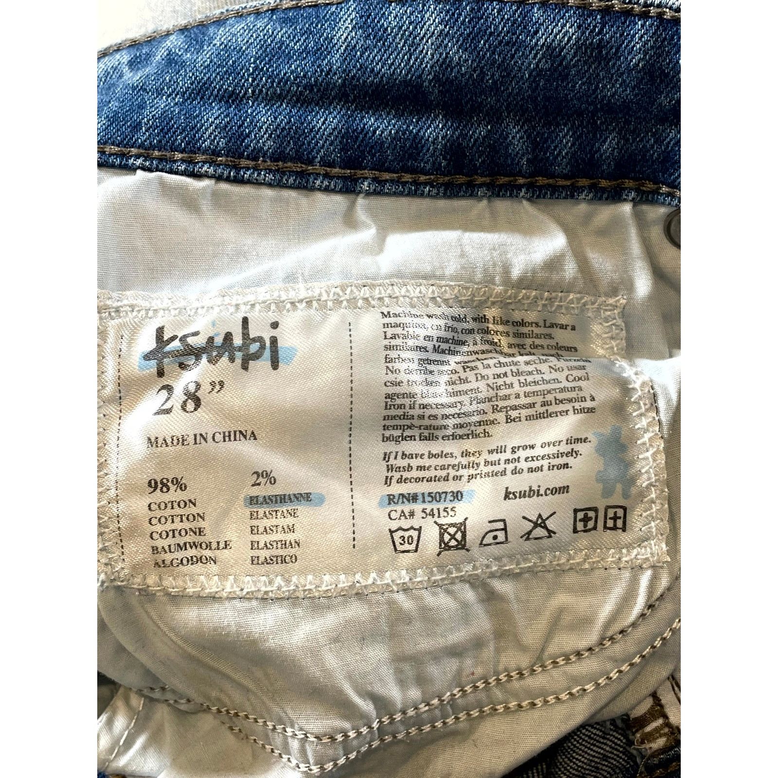 Ksubi Ksubi Light Wash Jeans Size US 28 / EU 44 - 4 Thumbnail