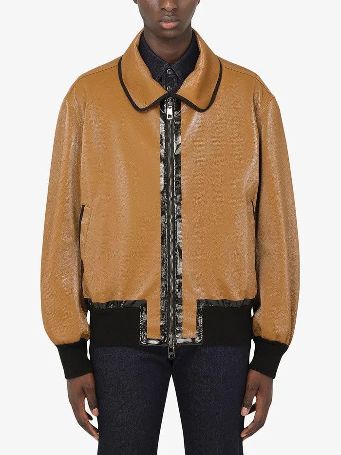 Dolce & Gabbana o1y0125 Jacket in Brown/Black Size US M / EU 48-50 / 2 - 2 Thumbnail