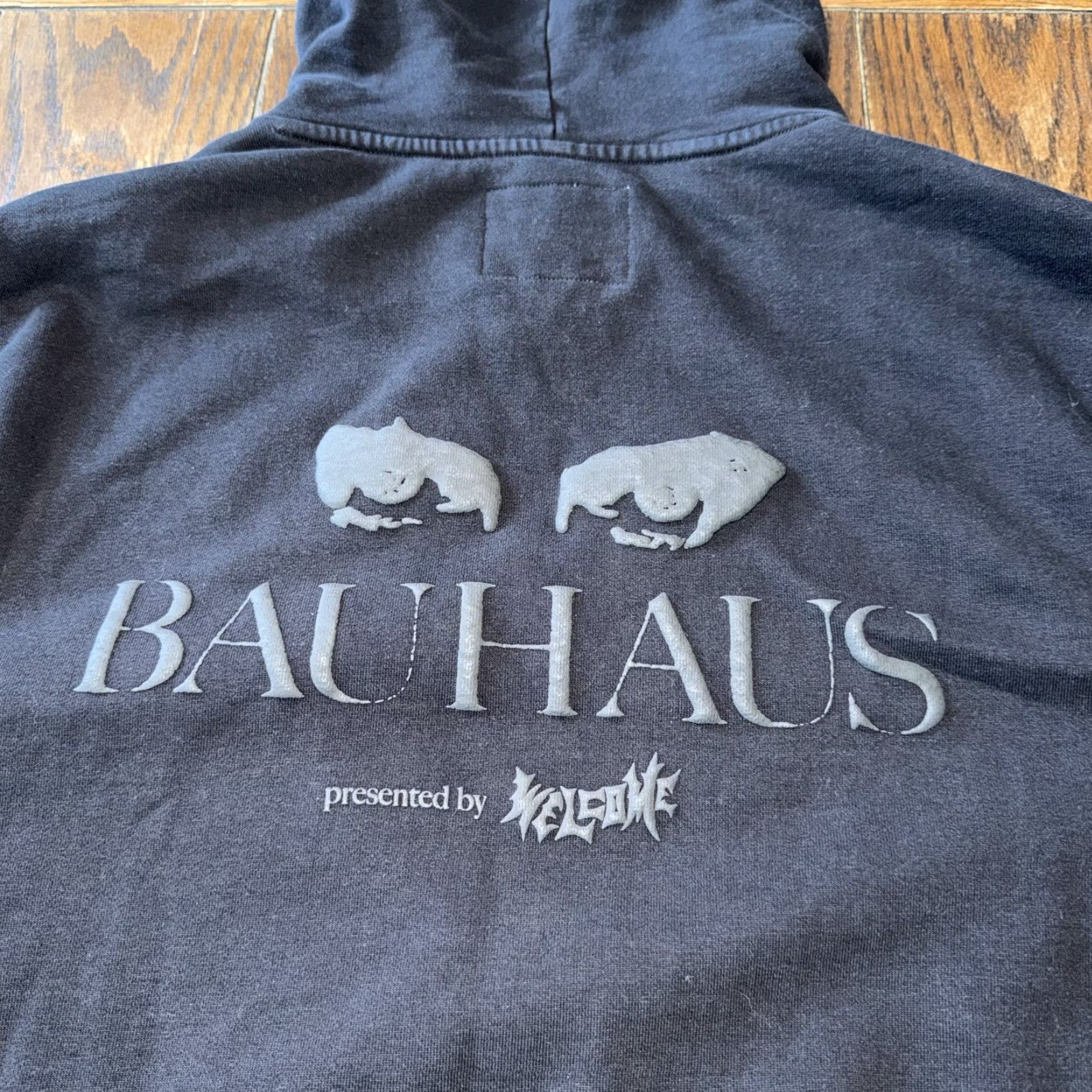 Welcome Skateboards Welcome Skateboards x BAUHAUS Eyes Pigment Dyed Hoodie L Black Mens Size US L / EU 52-54 / 3 - 7 Thumbnail