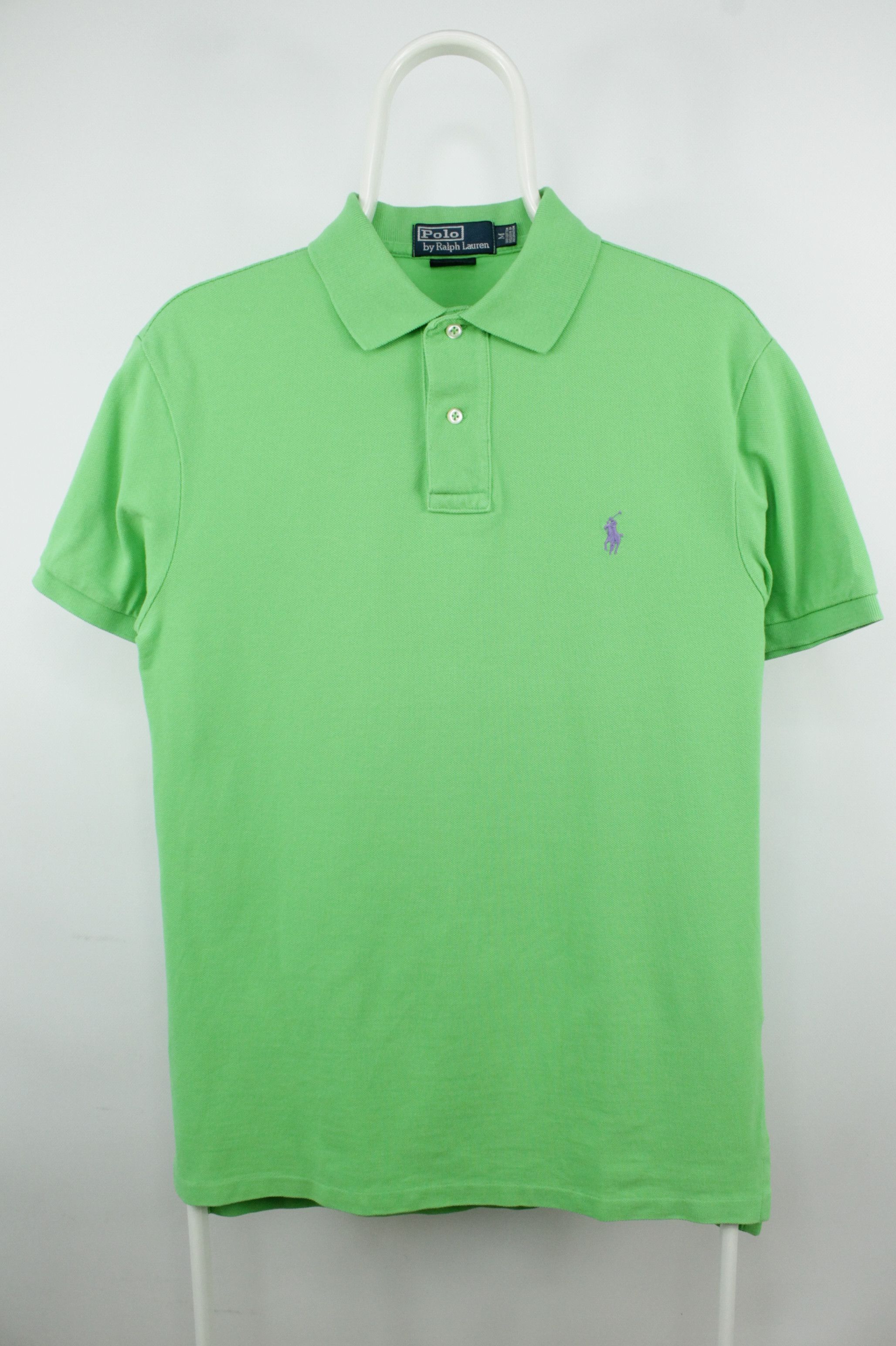 Polo Ralph Lauren × Ralph Lauren × Vintage Polo Ralph Lauren Slim Fit Green Polo Shirt Men's Size US M / EU 48-50 / 2 - 1 Thumbnail