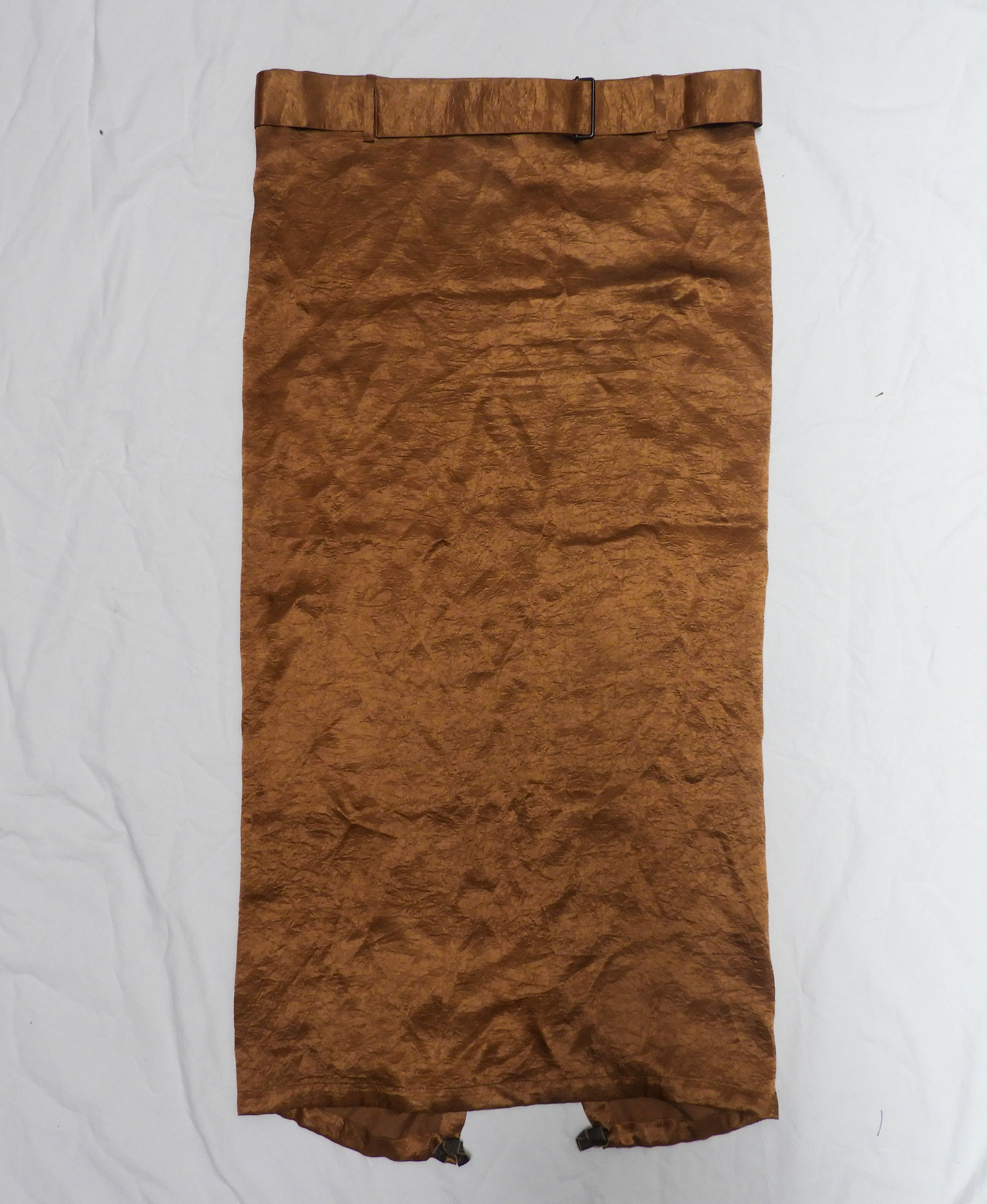 Ann Demeulemeester Brown Ann Demeulemeester midi skirt Size 26" / US 2 / IT 38 - 2 Thumbnail