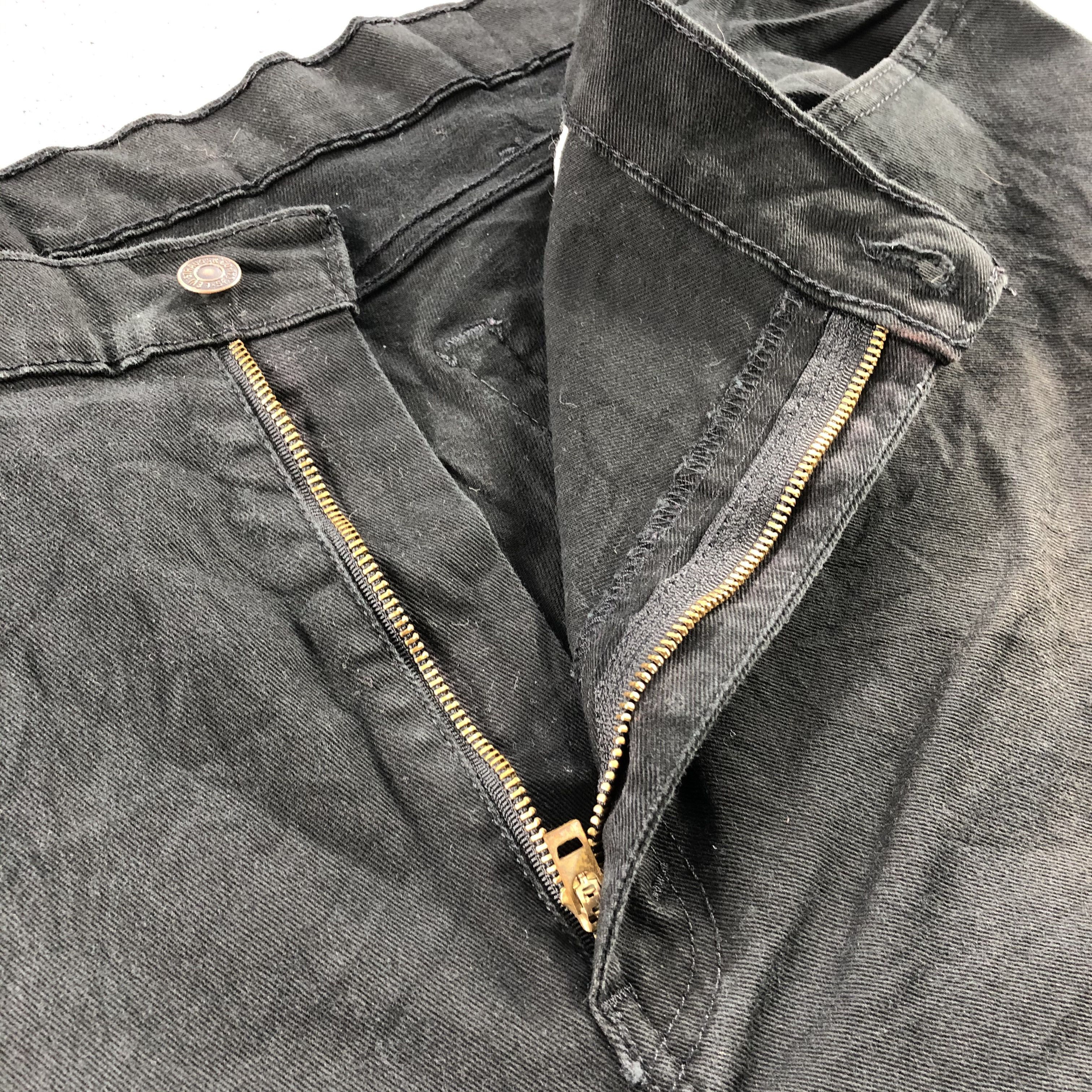 Levi's W48 Vintage Black Levis 541 Jeans-J1251 Size US 44 / EU 60 - 7 Thumbnail