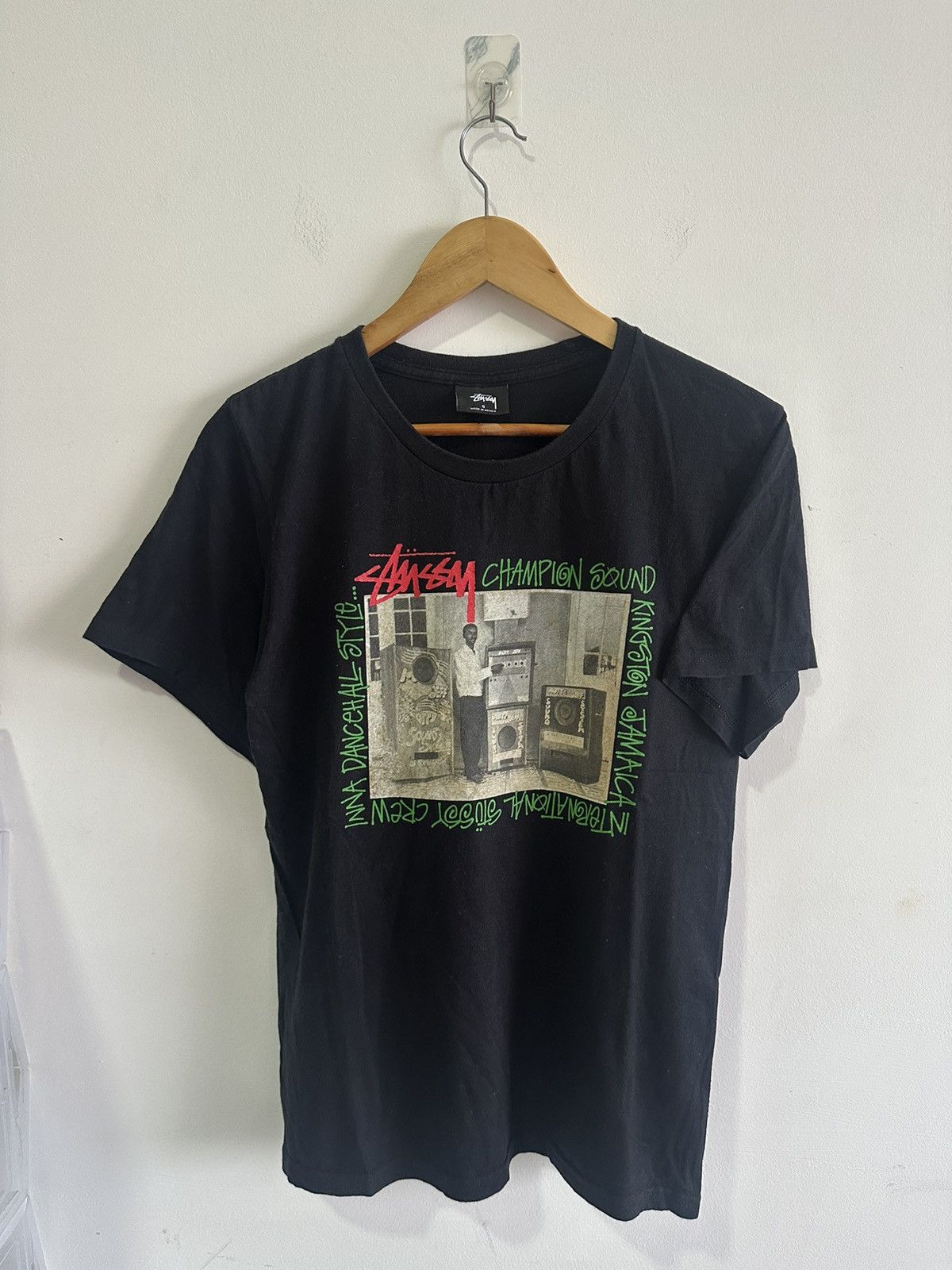 Rap Tees × Stussy × Vintage Vintage Y2K Stussy Champion