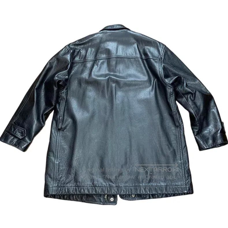 Comme des Garcons Comme des Garcons Jacket Leather Jacket Size US XL / EU 56 / 4 - 2 Thumbnail