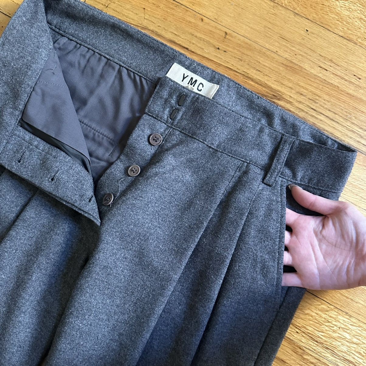 YMC Wool pleated trousers Size 32" / US 10 / IT 46 - 4 Thumbnail