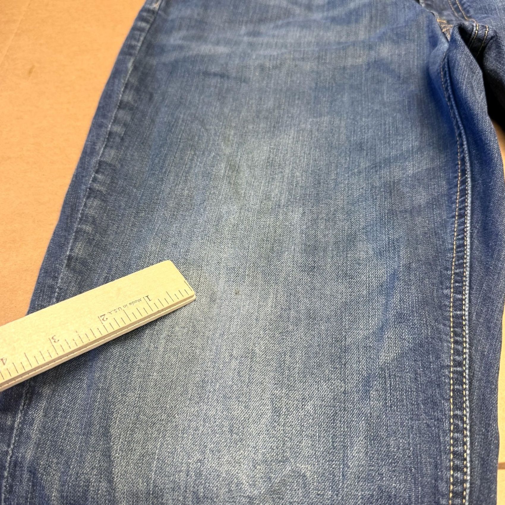 Levi's Levi's 541 Athletic Taper Jeans Mens 38x34 Medium Wash Blue Denim Size US 38 / EU 54 - 5 Thumbnail