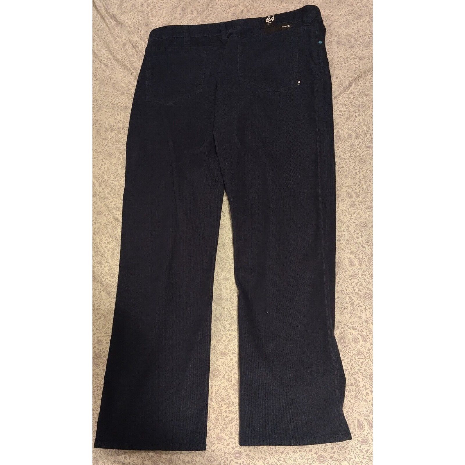 Hurley Hurley '84 Slim Fit Corduroy Pants 38x32 Blue Straight Leg Size US 38 / EU 54 - 6 Thumbnail