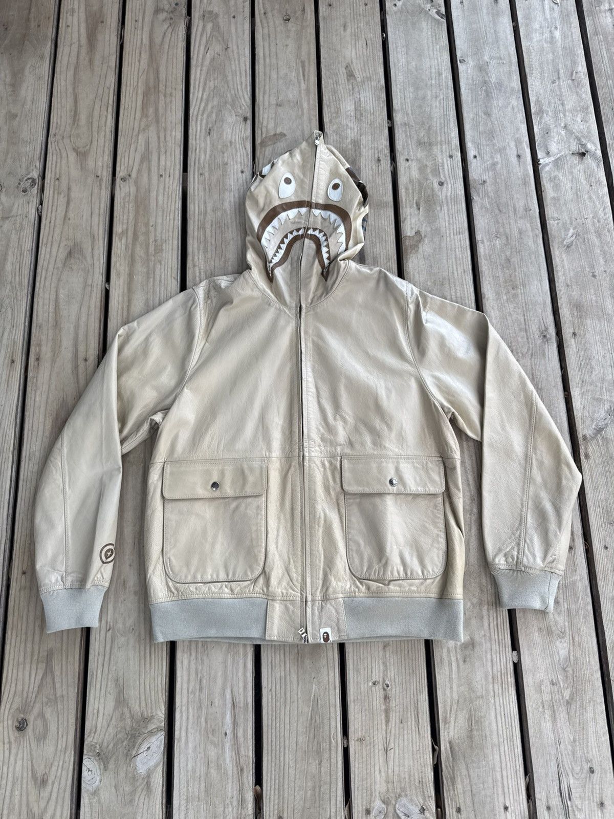 Bape Og Bape Nigo Leather Jacket Size US XL / EU 56 / 4 - 1 Thumbnail