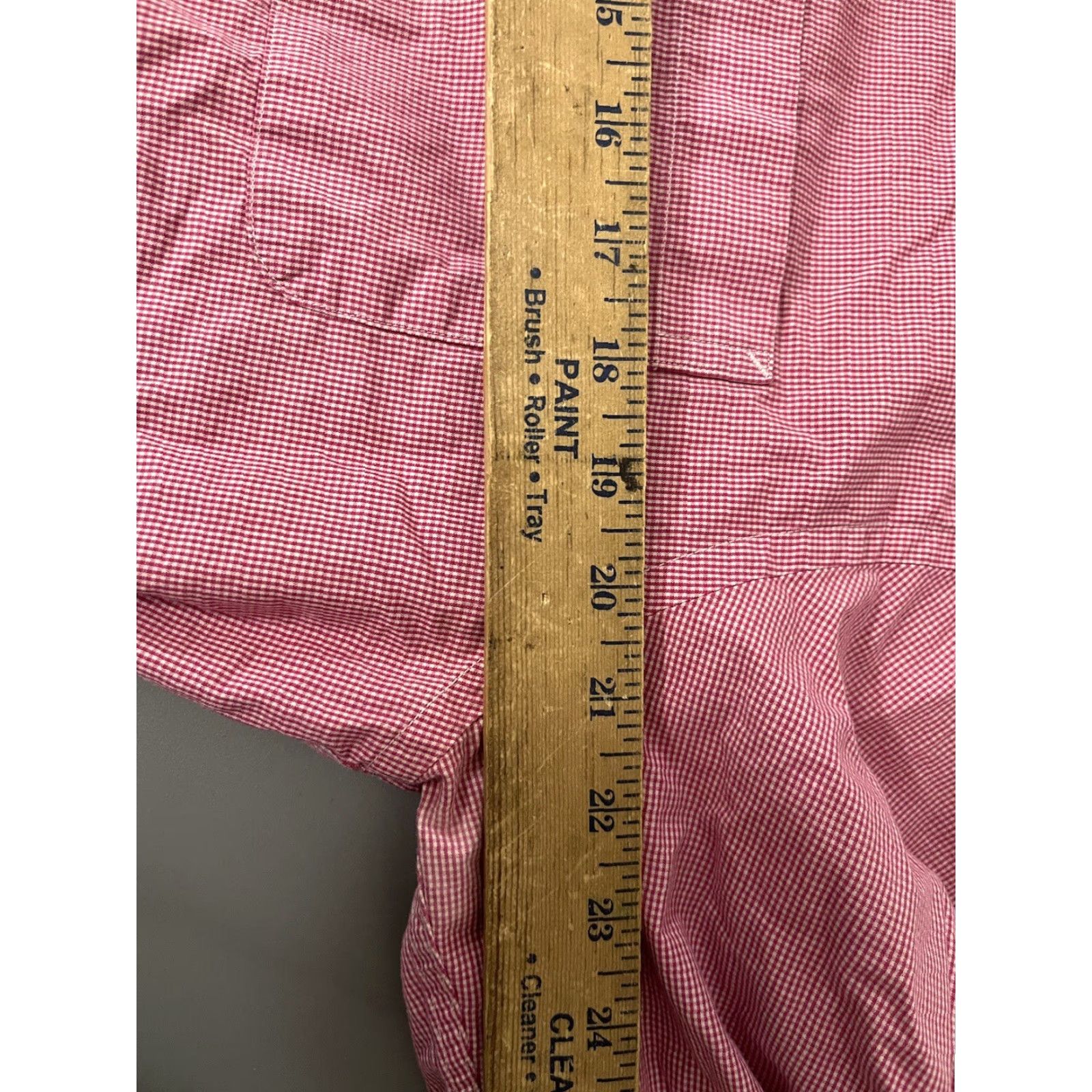 Tommy Hilfiger VINTAGE Tommy Hilfiger Slim Fit Shirt Men 17 Red Plaid Button-Down Long Sleeve 90s Mens Size US XL / EU 56 / 4 - 5 Thumbnail