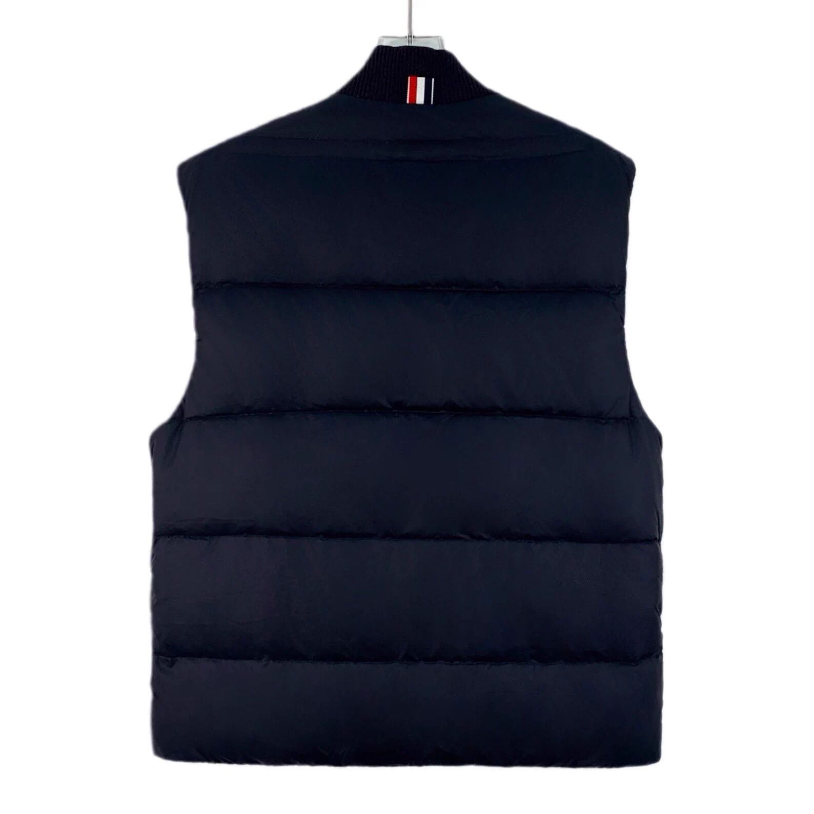 Thom Browne Thom Browne Navy 4-Bar Quilted Vest 1 S Size US S / EU 44-46 / 1 - 2 Thumbnail