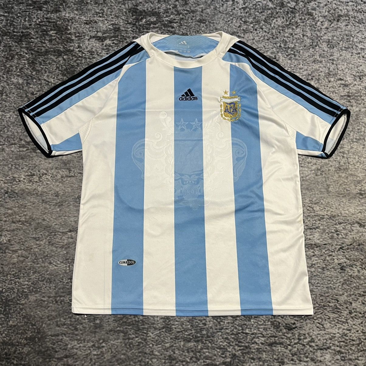 Adidas Vintage Argentina Football Jersey Shirt Soccer Adidas Large Size US L / EU 52-54 / 3 - 3 Thumbnail
