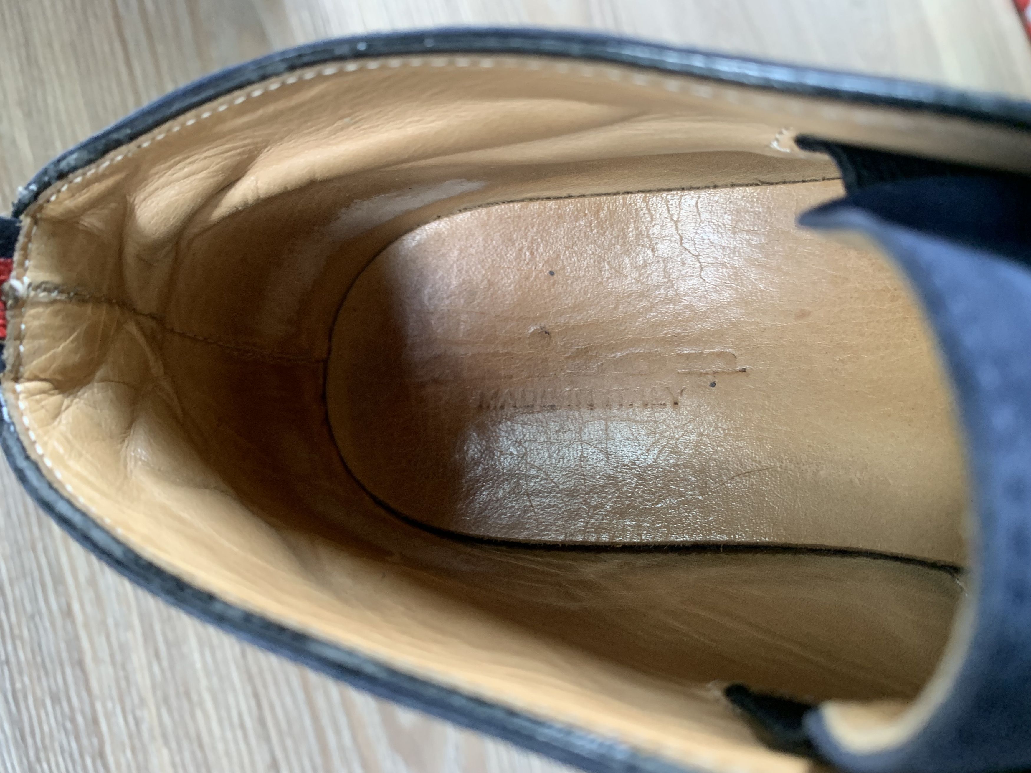 Kiton Kiton Mens Suede Blue Fly Loafers Leather Shoes Size US 8.5 / EU 41-42 - 9 Thumbnail