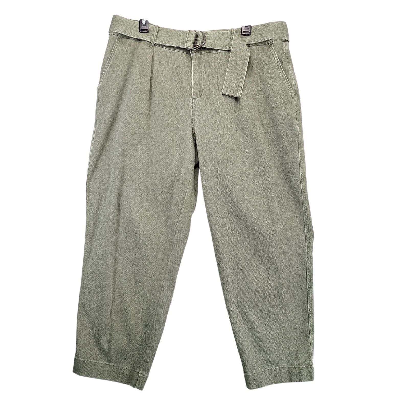 Other A New Day Green Belted Pants Women's 16 38x26" Baggy Size 38" / US 16 / IT 52 - 1 Thumbnail