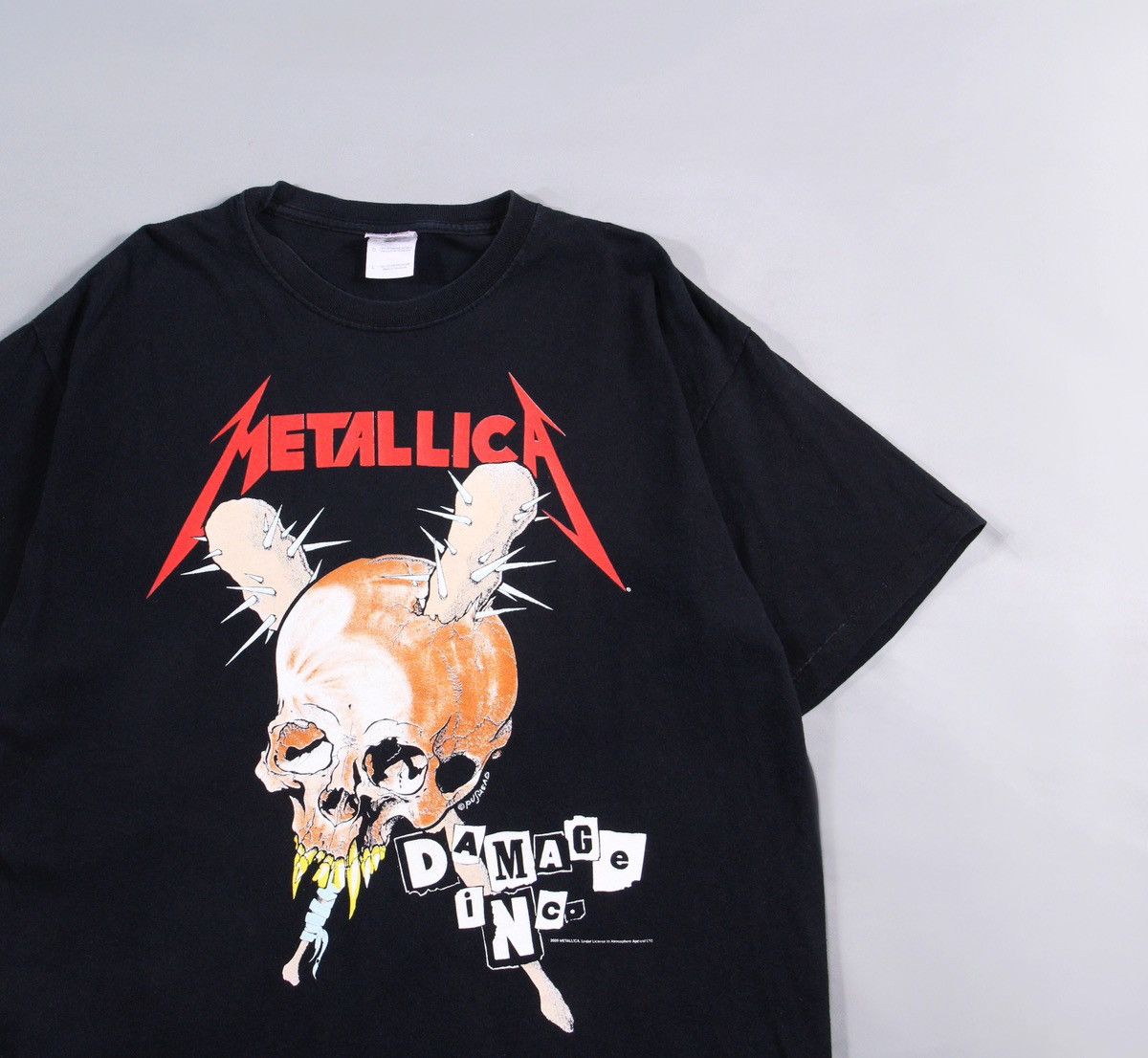 Metallica Metallica 2009 Vintage Metal Rock Black Tour Tee T Shirt L Size US L / EU 52-54 / 3 - 3 Thumbnail