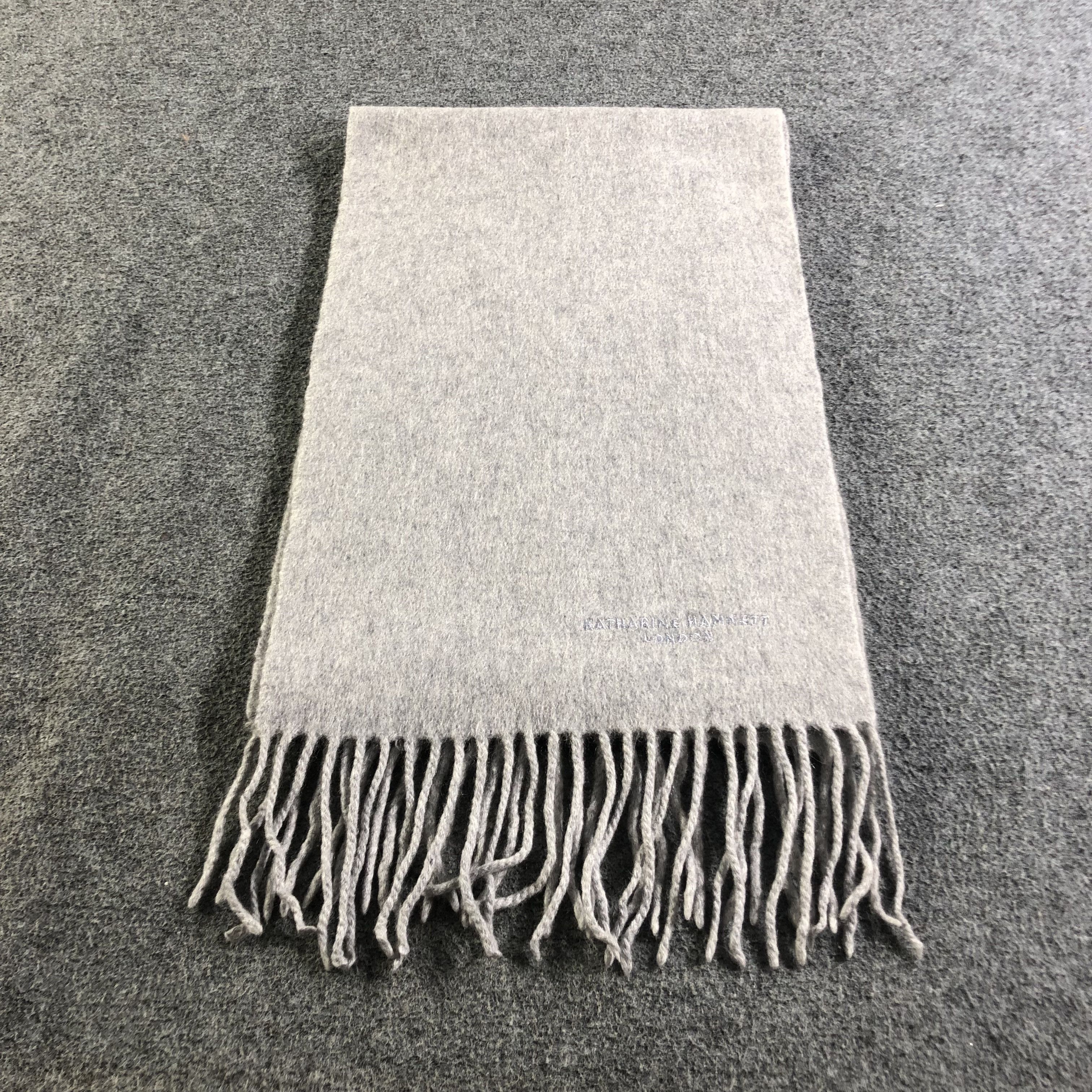 Katharine Hamnett London Katharine Hamnett London Cashmere Scarf Muffler V2502 Size ONE SIZE - 2 Thumbnail