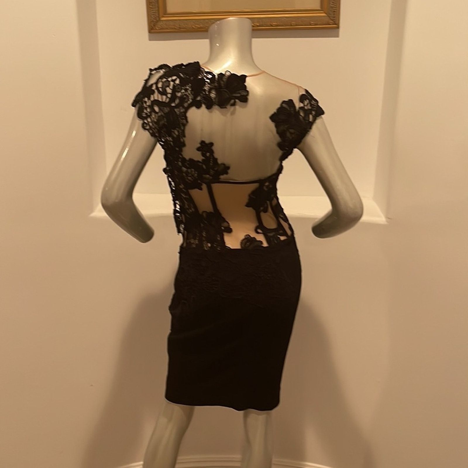 Ermanno Scervino ERMANNO SCERVINO Black Corset Dress Cocktail Designer IT42 Size M / US 6-8 / IT 42-44 - 13 Thumbnail