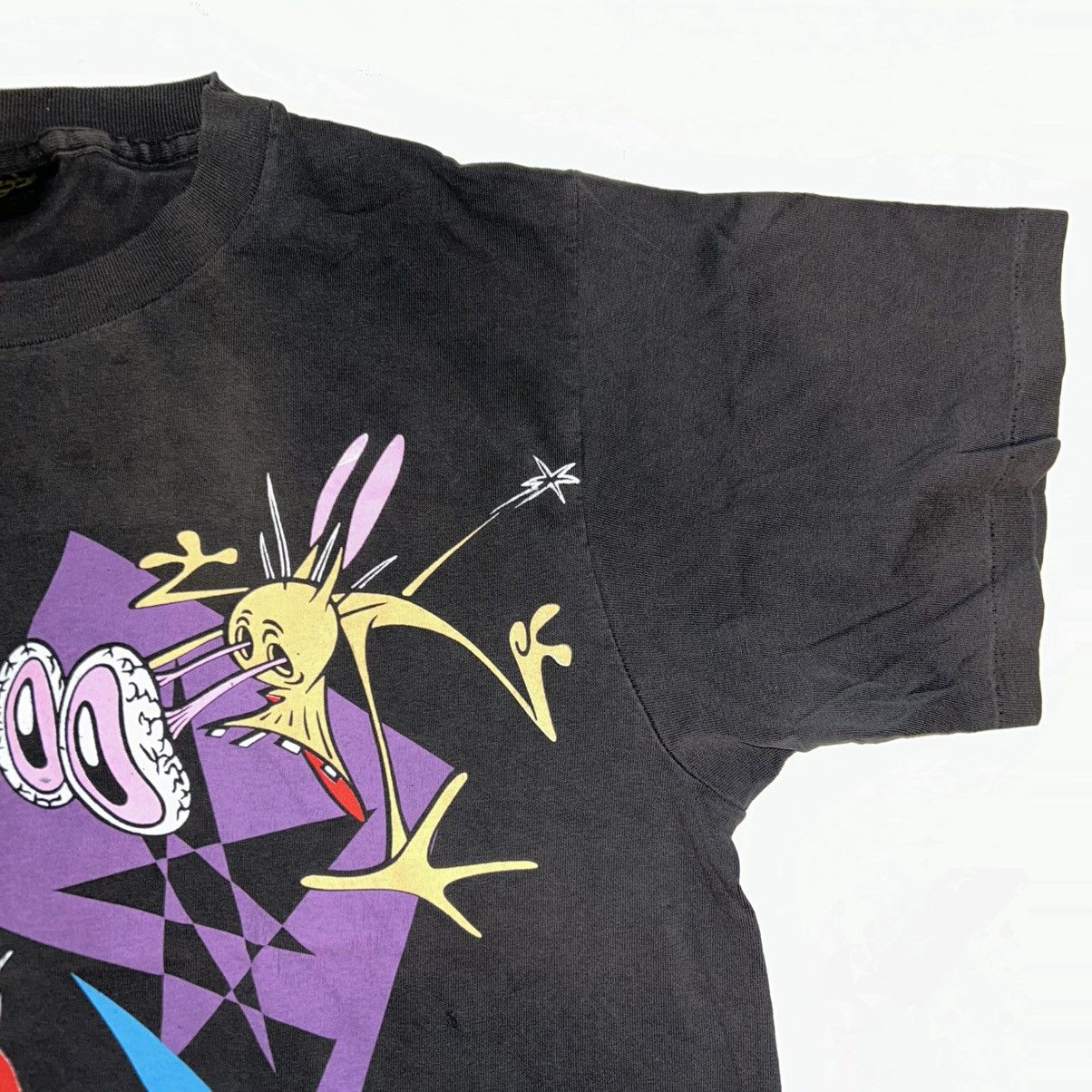 Changes Ren and Stimpy Wrap Around T-Shirt 1992 Nickelodeon Changes Size US L / EU 52-54 / 3 - 7 Thumbnail