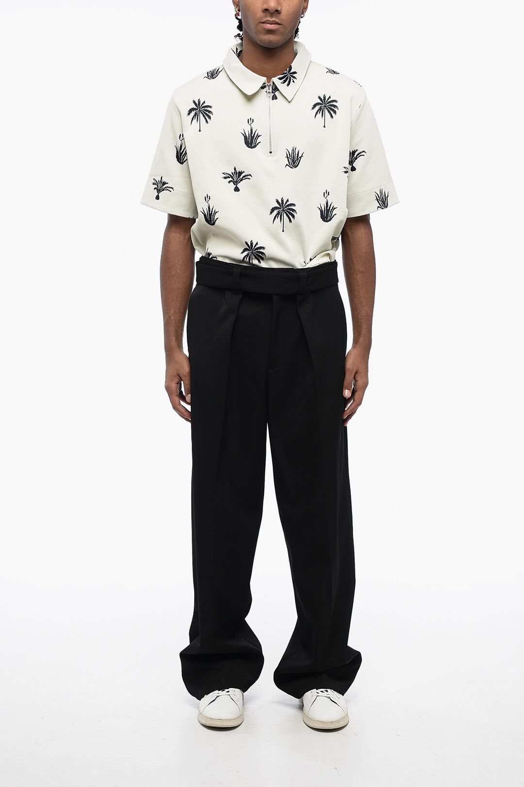 Jil Sander og1mm0625 Single-pleated Wool Pant in Black Size US 34 / EU 50 - 4 Thumbnail