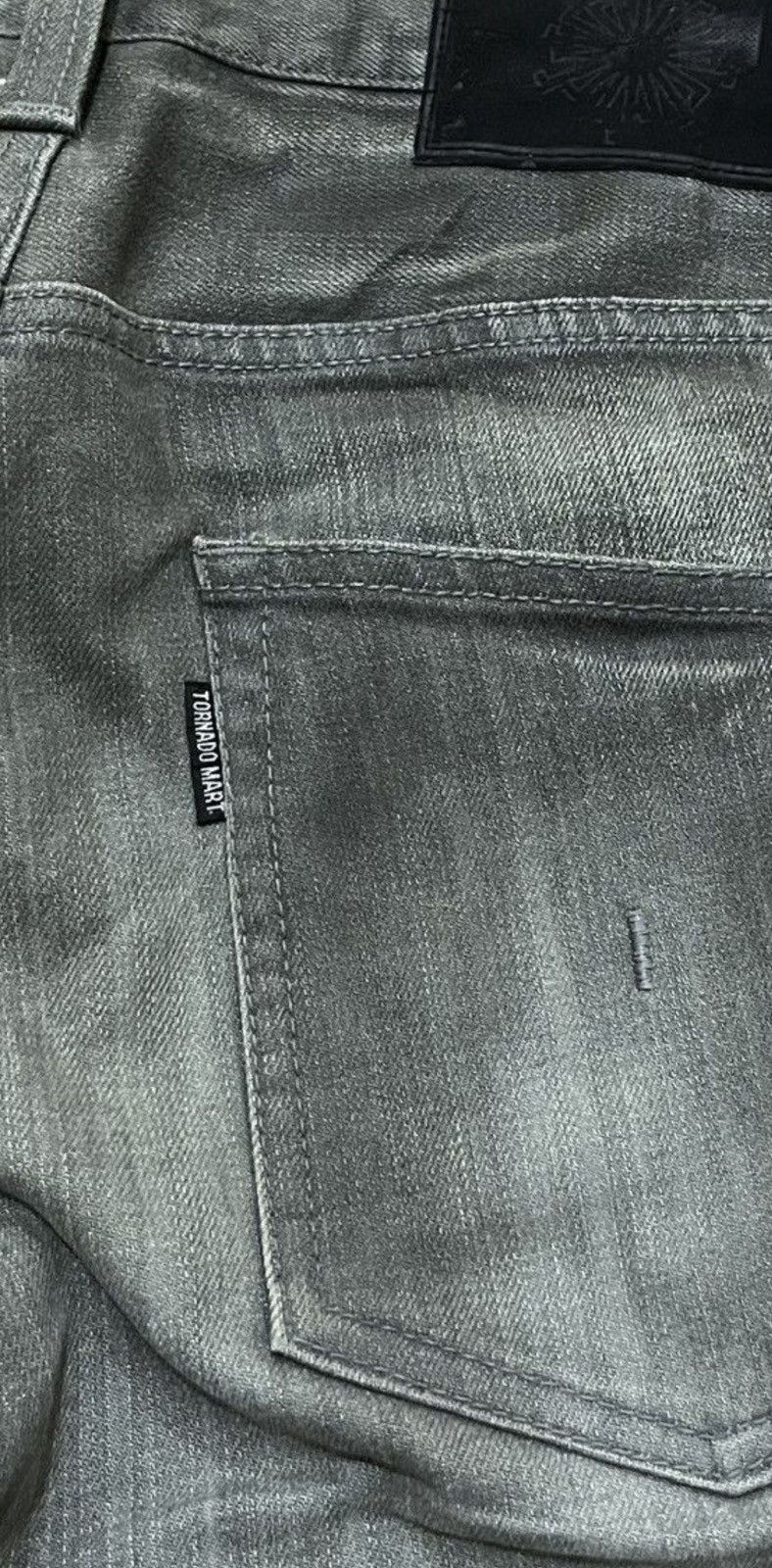 Tornado Mart Vintage 90s Tornado Mart Waxed Jeans Size US 31 - 9 Thumbnail