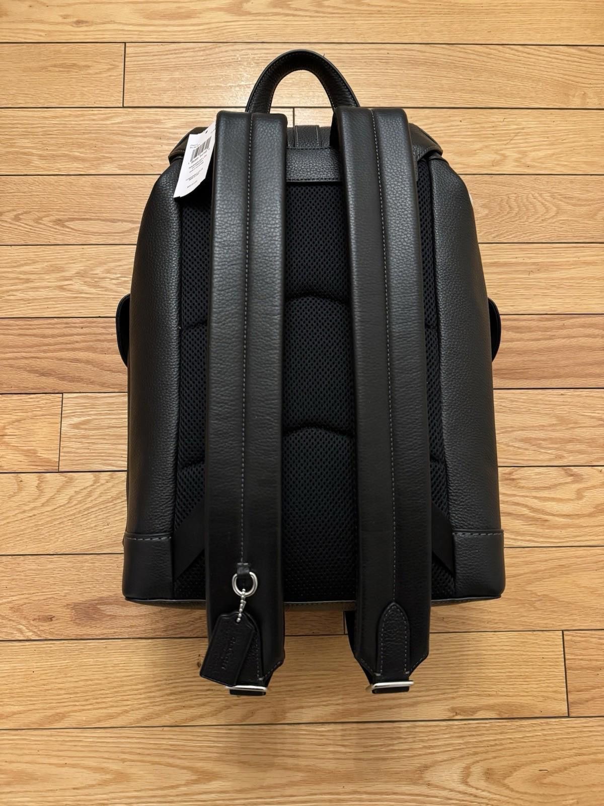 Coach NWT Coach Warner Laptop Black Leather Backpack $700!! MSRP Size ONE SIZE - 8 Thumbnail