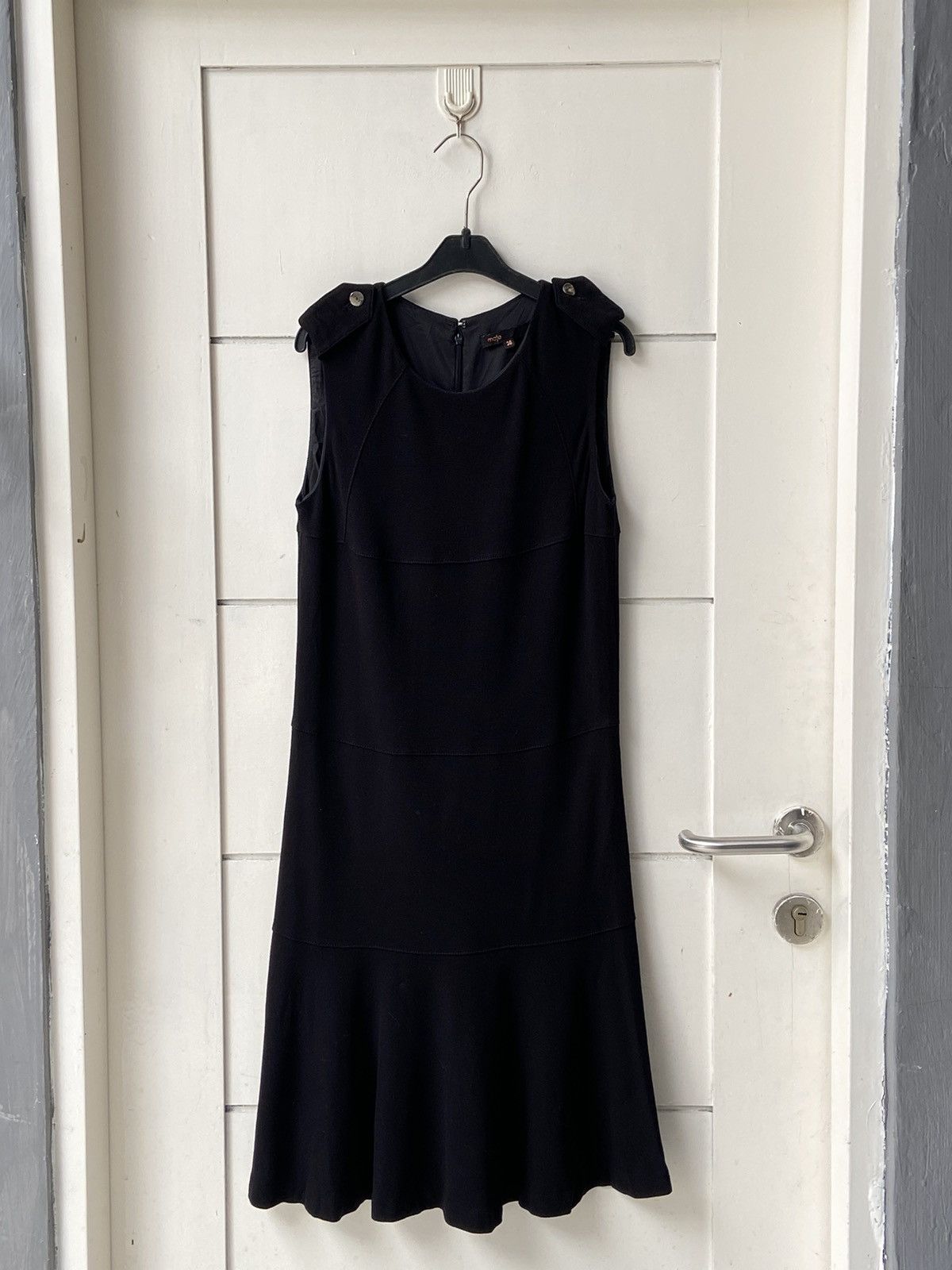 MAJE Black Midi Dress