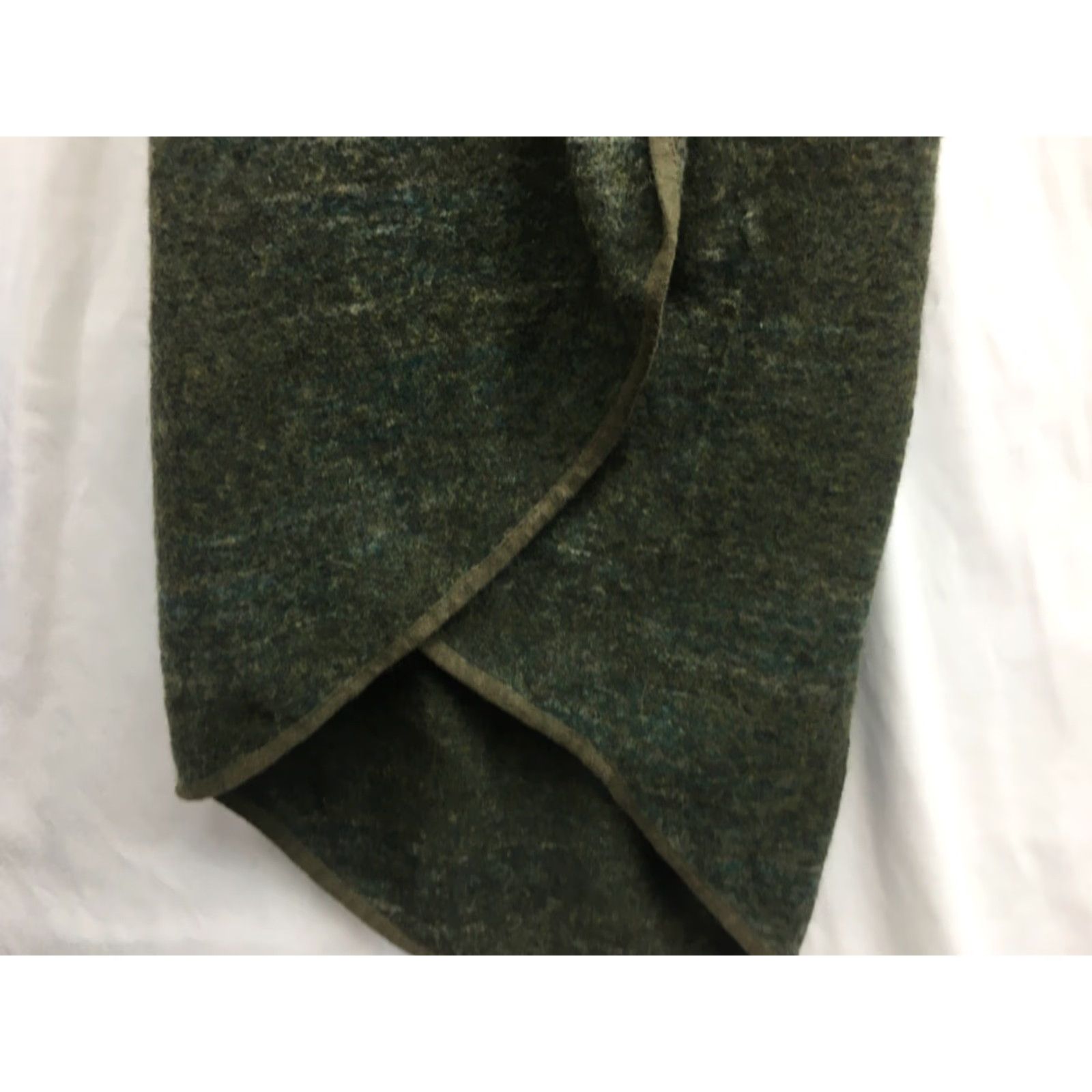 Lucky Brand Lucky Brand Vest Women Green Wool Blend Long Wrap Pocket Heathered Fleece Medium Size M / US 6-8 / IT 42-44 - 3 Thumbnail