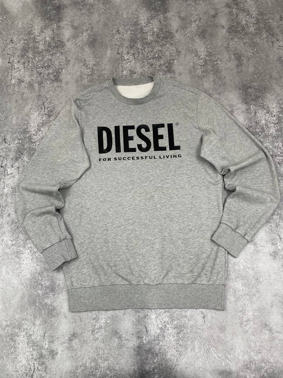 Diesel Diesel Men Cotton Sweatshirt Crewneck Grey Casual Classic Size US L / EU 52-54 / 3 - 1 Thumbnail