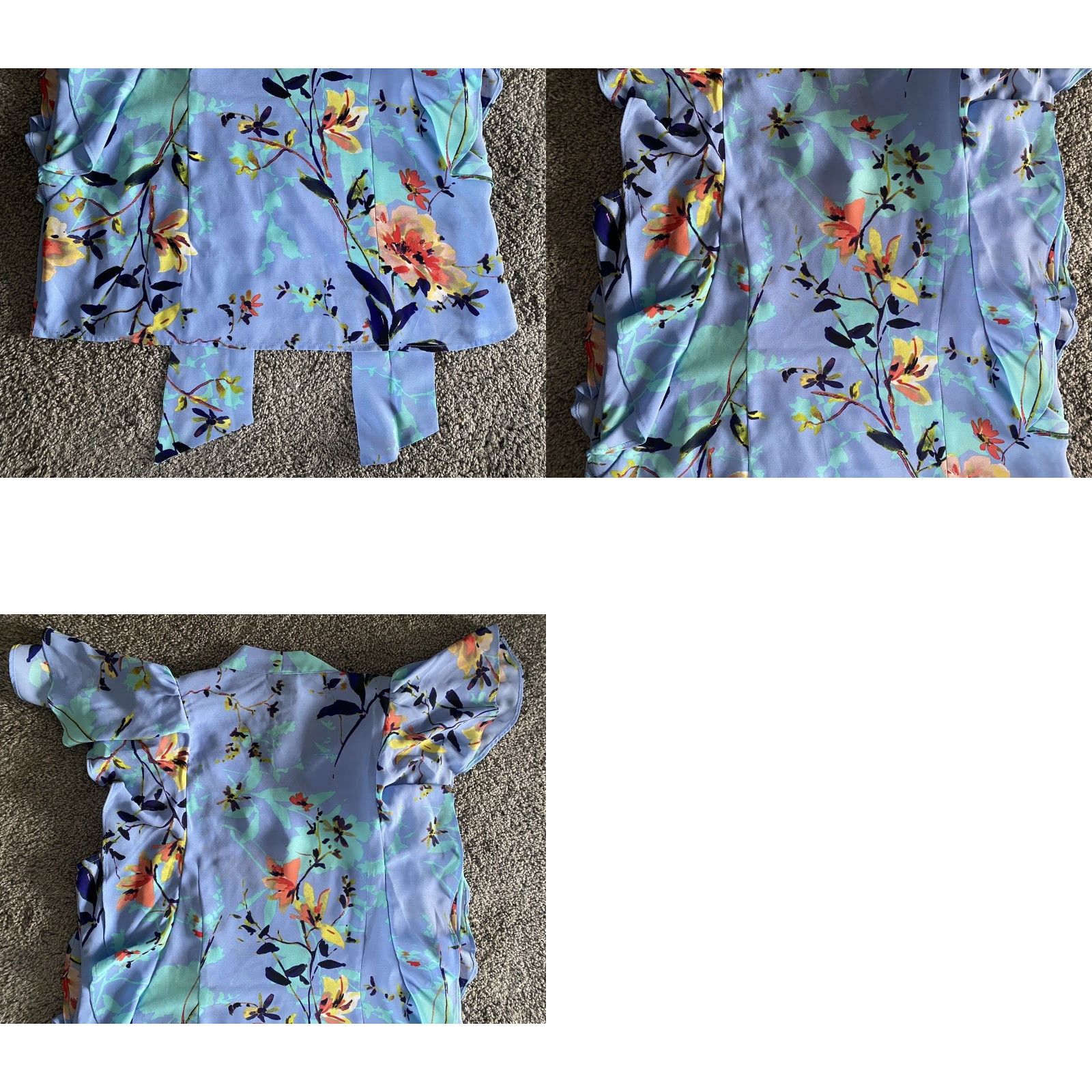 Worthington **Worthington Women’s Swiss Blue Floral Blouse Medium** User: Worthington Women’s Swiss Blue Floral Blouse Medium Size M / US 6-8 / IT 42-44 - 9 Thumbnail