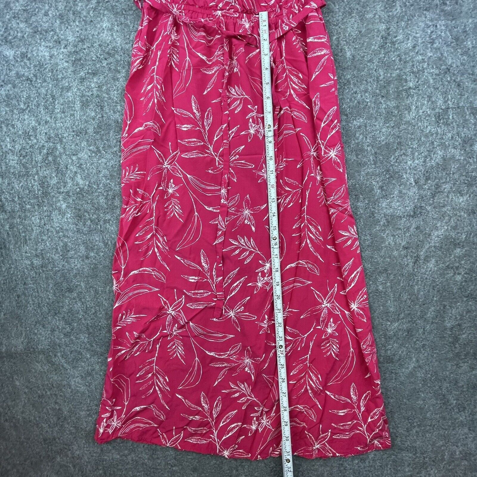 Old Navy Old Navy Dress Womens Small Pink Maxi Belted Summery Boho Size S / US 4 / IT 40 - 5 Thumbnail