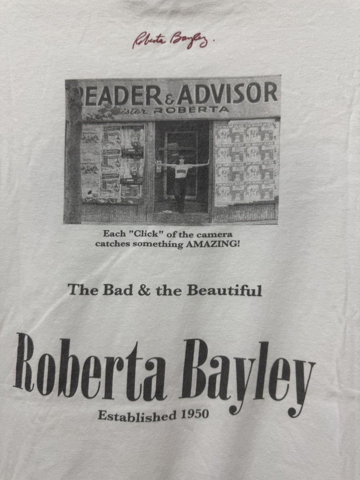 Japanese Brand Roberta Bayley Photography T shirt Vintage Size US L / EU 52-54 / 3 - 8 Thumbnail