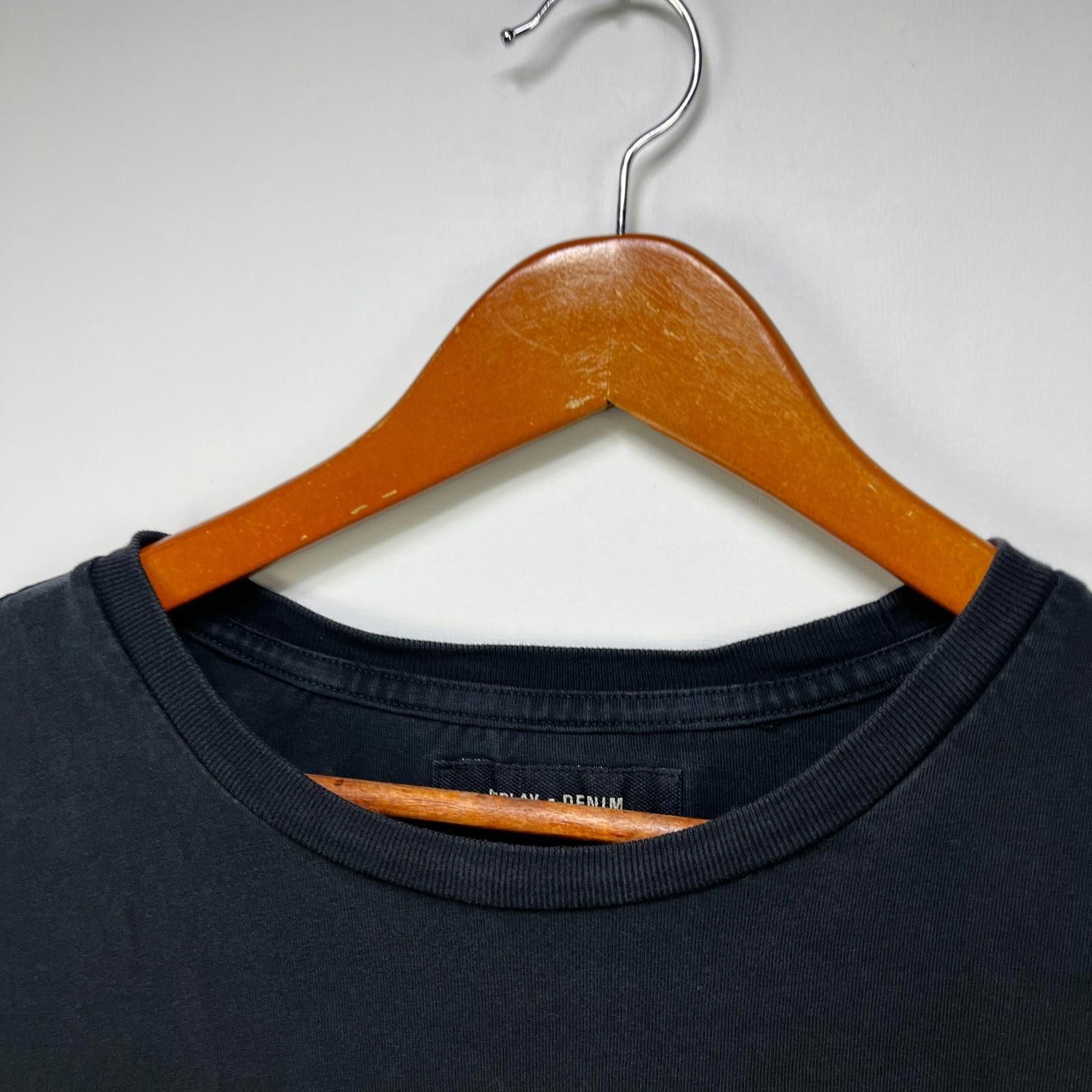 Replay Vintage Sun Faded Blank Black T Shirt XL Replay Denim Size US XL / EU 56 / 4 - 3 Thumbnail