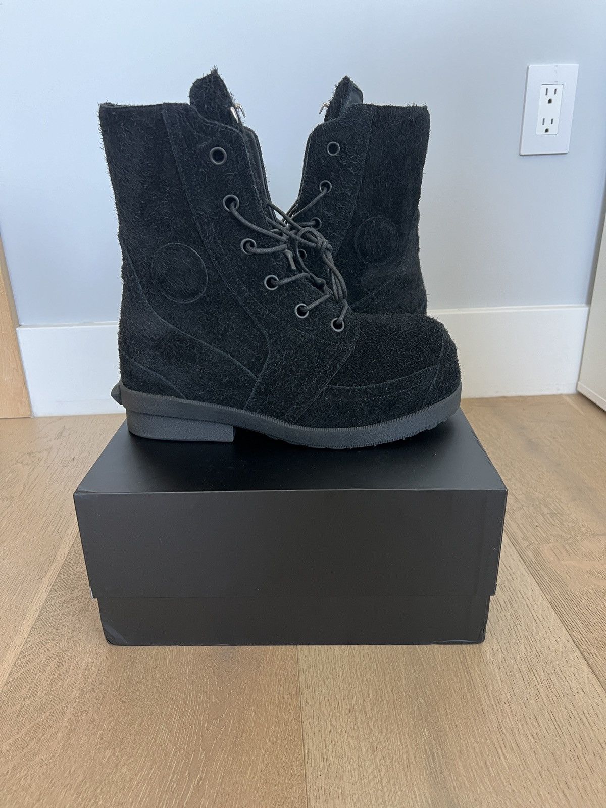 1199 Bazo 1199 x cannnone kiwi noir black boots Size US 13 / EU 46 - 3 Thumbnail