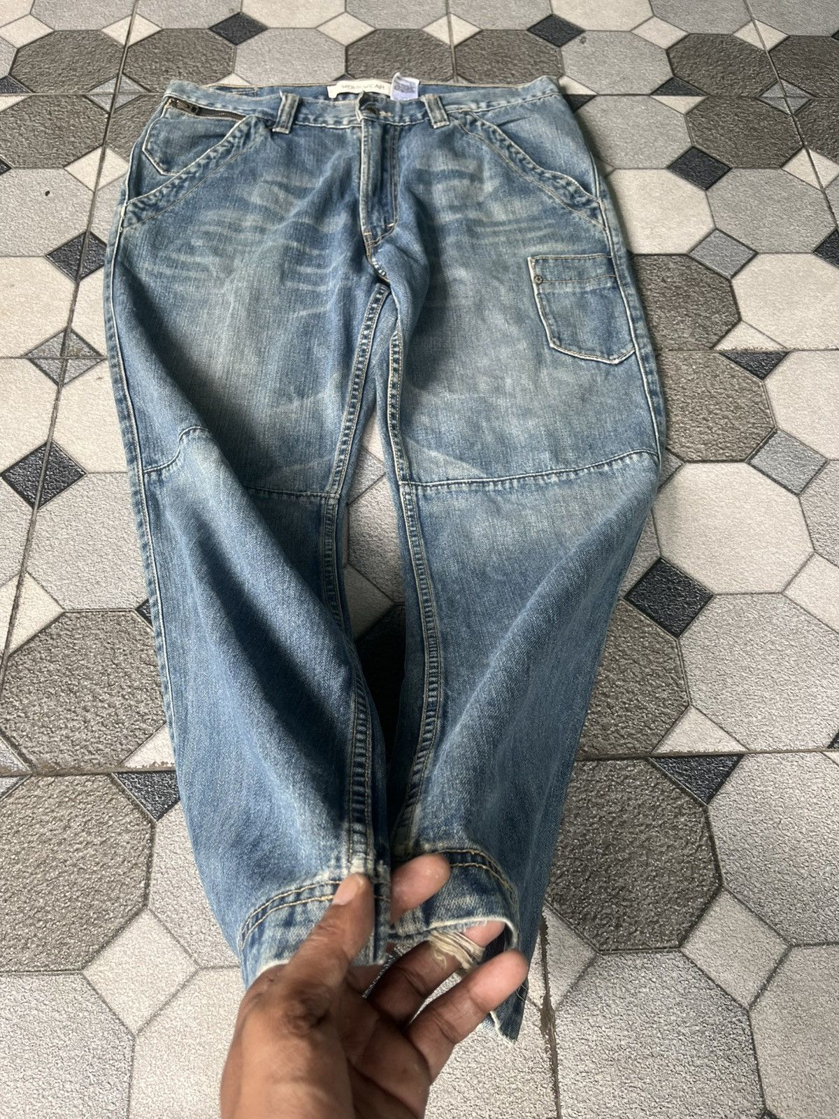 Levi's VINTAGE BAGGY LEVI'S WORKWEAR DENIM JEANS Size US 34 / EU 50 - 10 Thumbnail
