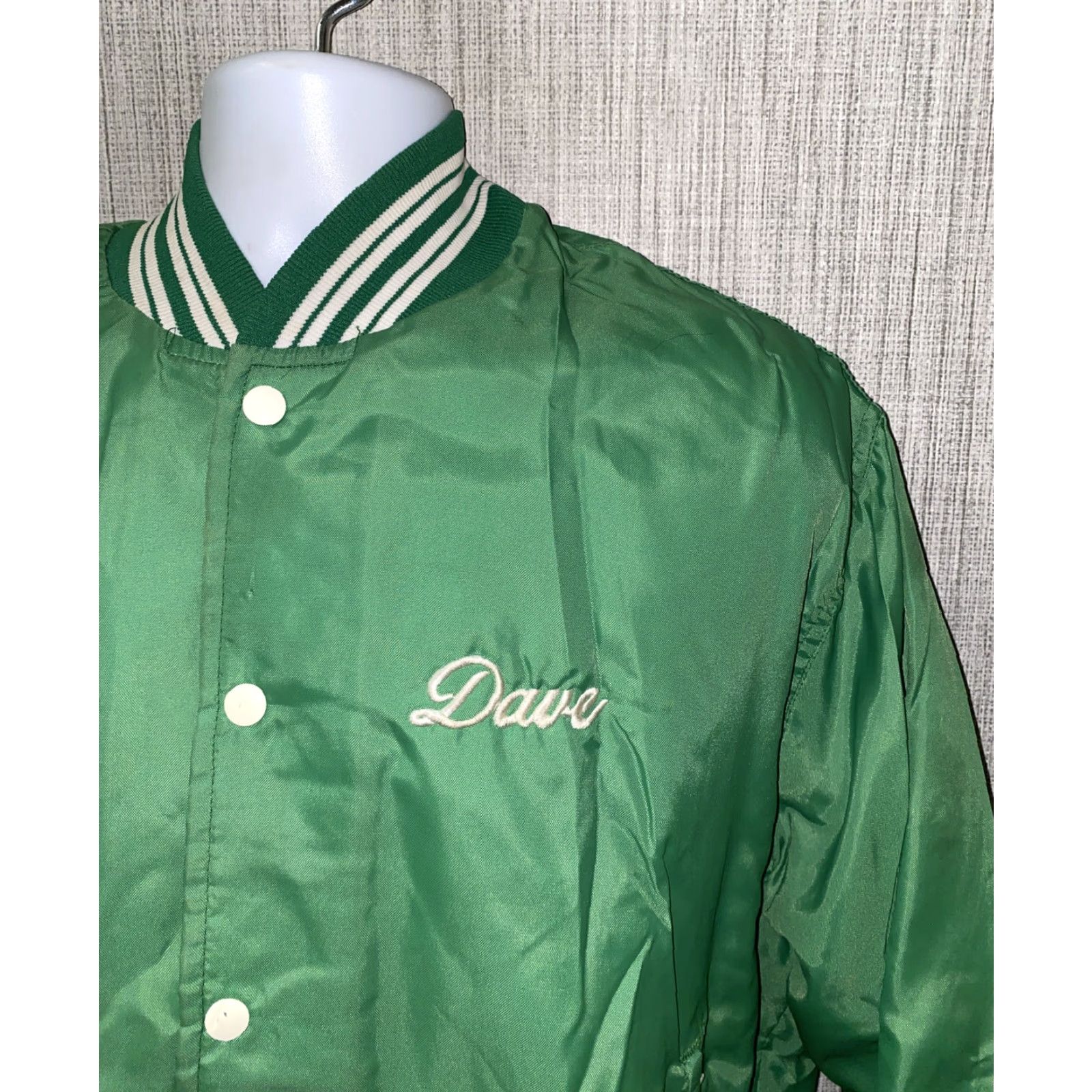 Vintage West Wind Men's Jacket XL Green Casual Cotton Snap Button USA Made Size US XL / EU 56 / 4 - 3 Thumbnail