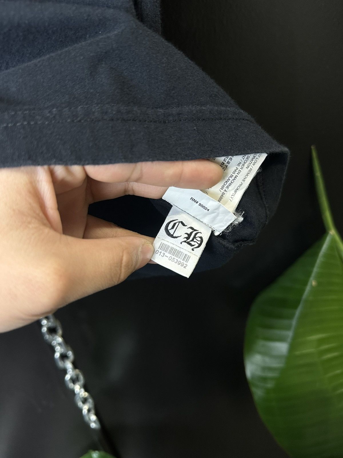 Chrome Hearts Chrome Hearts Scroll Floral Jumbo Cross Pocket Tee Size US M / EU 48-50 / 2 - 7 Thumbnail