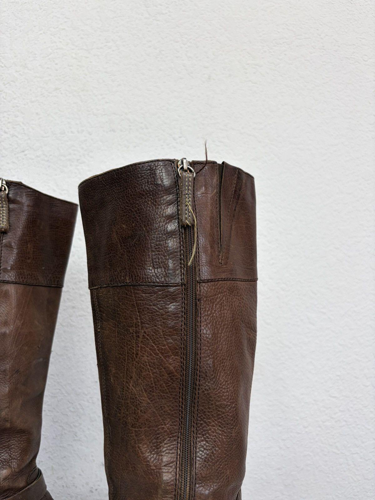If Six Was Nine A.S. 98 Avant Garde Archive Leather Belted Boots Size US 9 / IT 39 - 16 Thumbnail