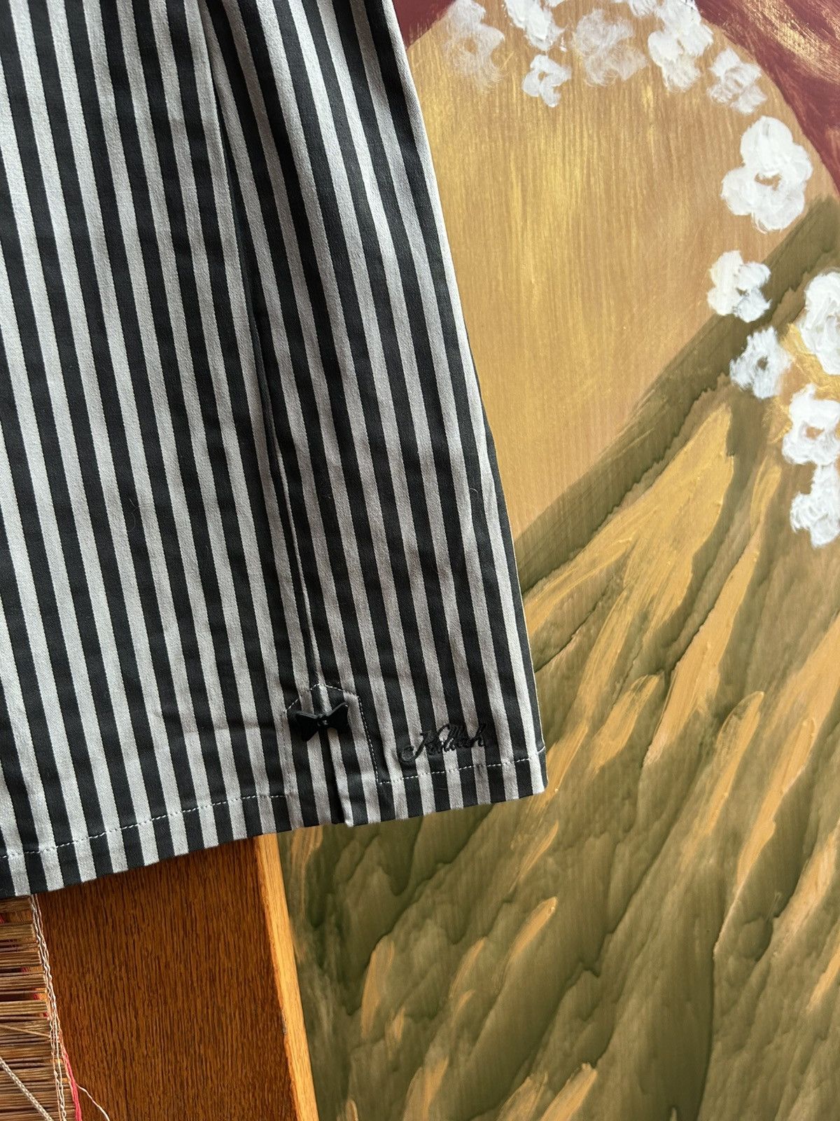 Miss Sixty × Vintage Y2k Killah Miss Sixty Pinstripes Strapless Mini Dress Size L / US 10 / IT 46 - 4 Thumbnail